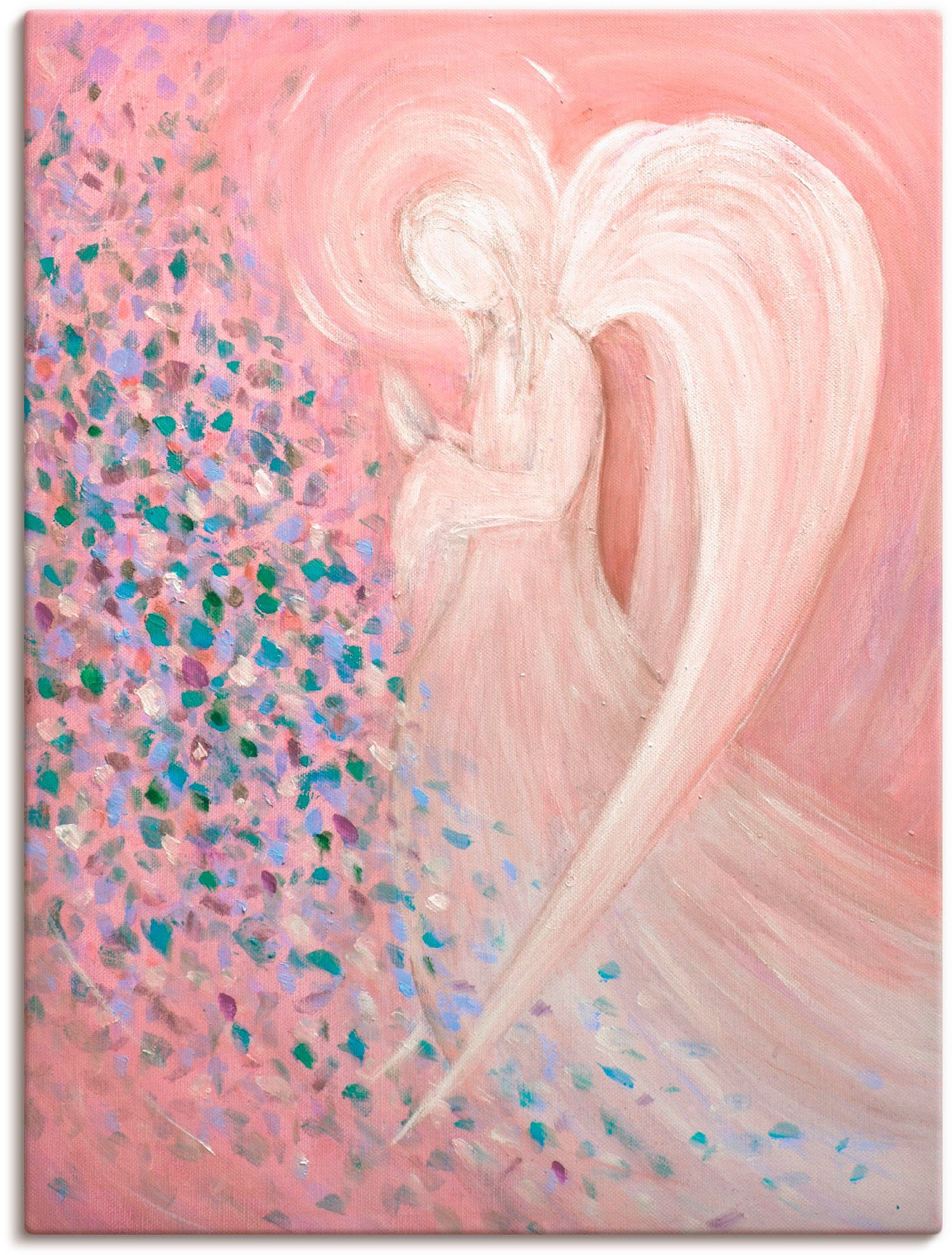Artland Wandbild Engelbild - pastell, Religion (1 St), als Leinwandbild, Poster in verschied. Größen