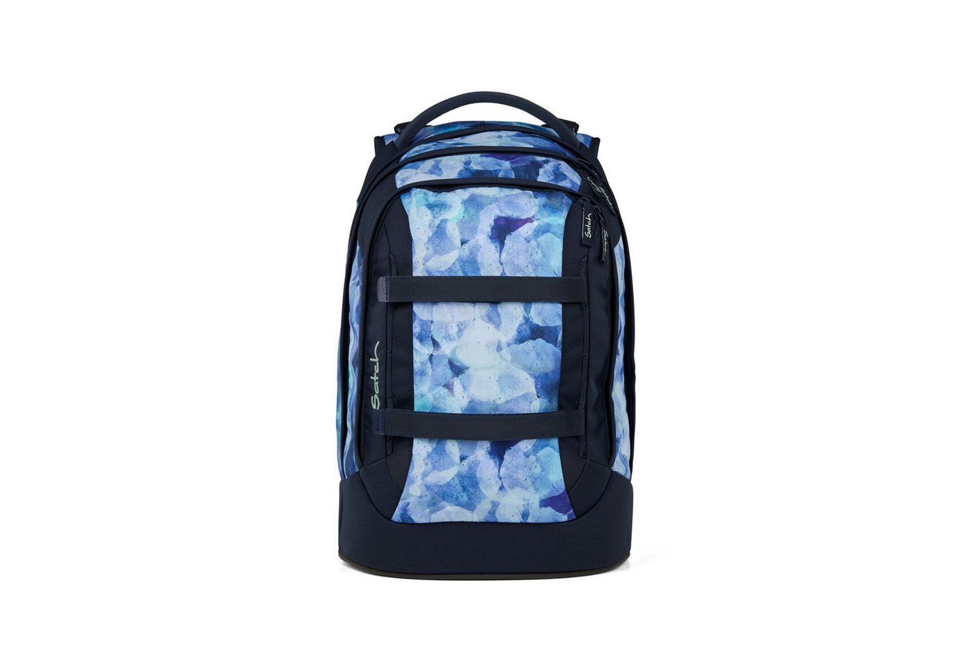 Satch Schulranzen Schulrucksack PACK Blurry Sky (1 Stück), ergonomisch, Your-Size-System: auf Körpergröße anpassbar