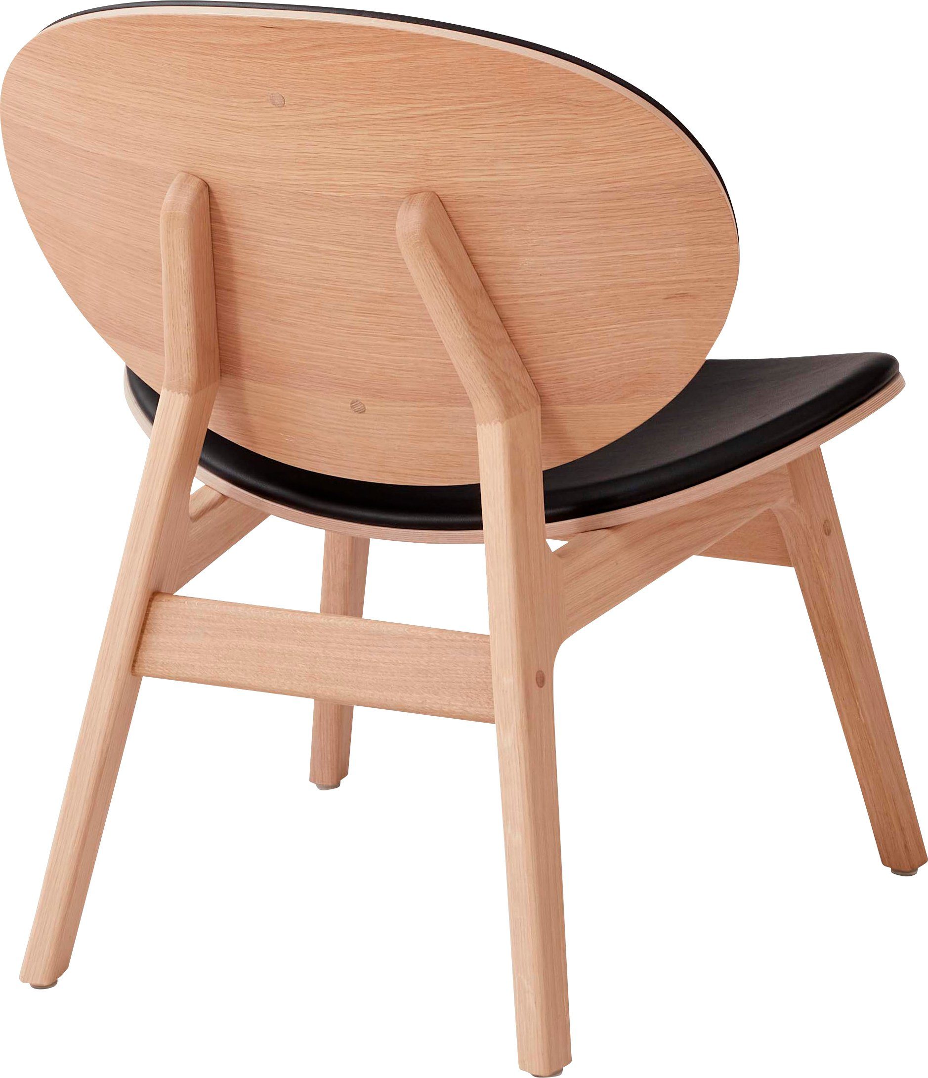 gepolstertes Findahl und erhältlich by mit Eiche Loungesessel sind Sitz- Hammel Rückenkissen Furniture Eiche, Leder Geseift Hammel One,