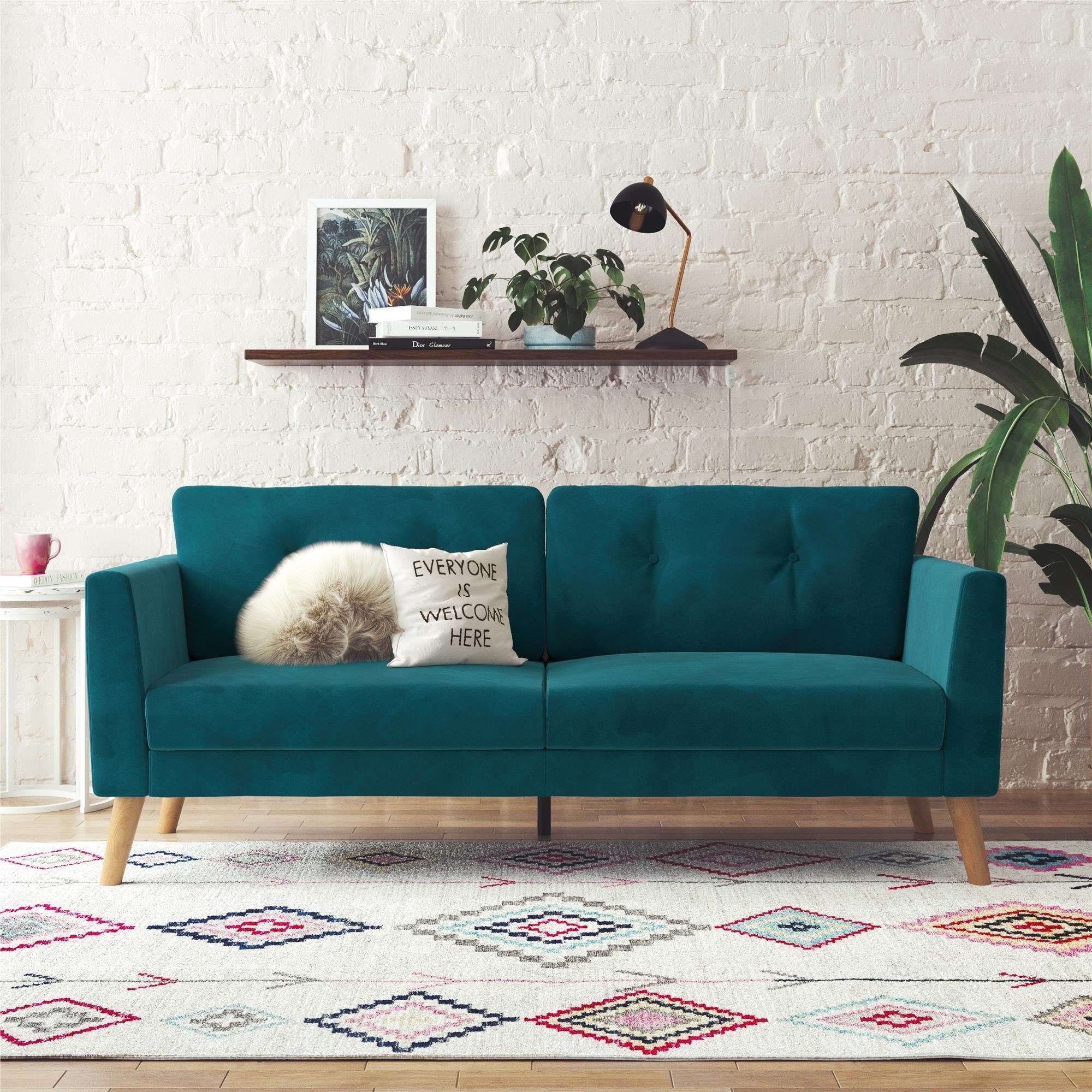 CosmoLiving by Cosmopolitan 3-Sitzer Gloria, Mit Knopfsteppung