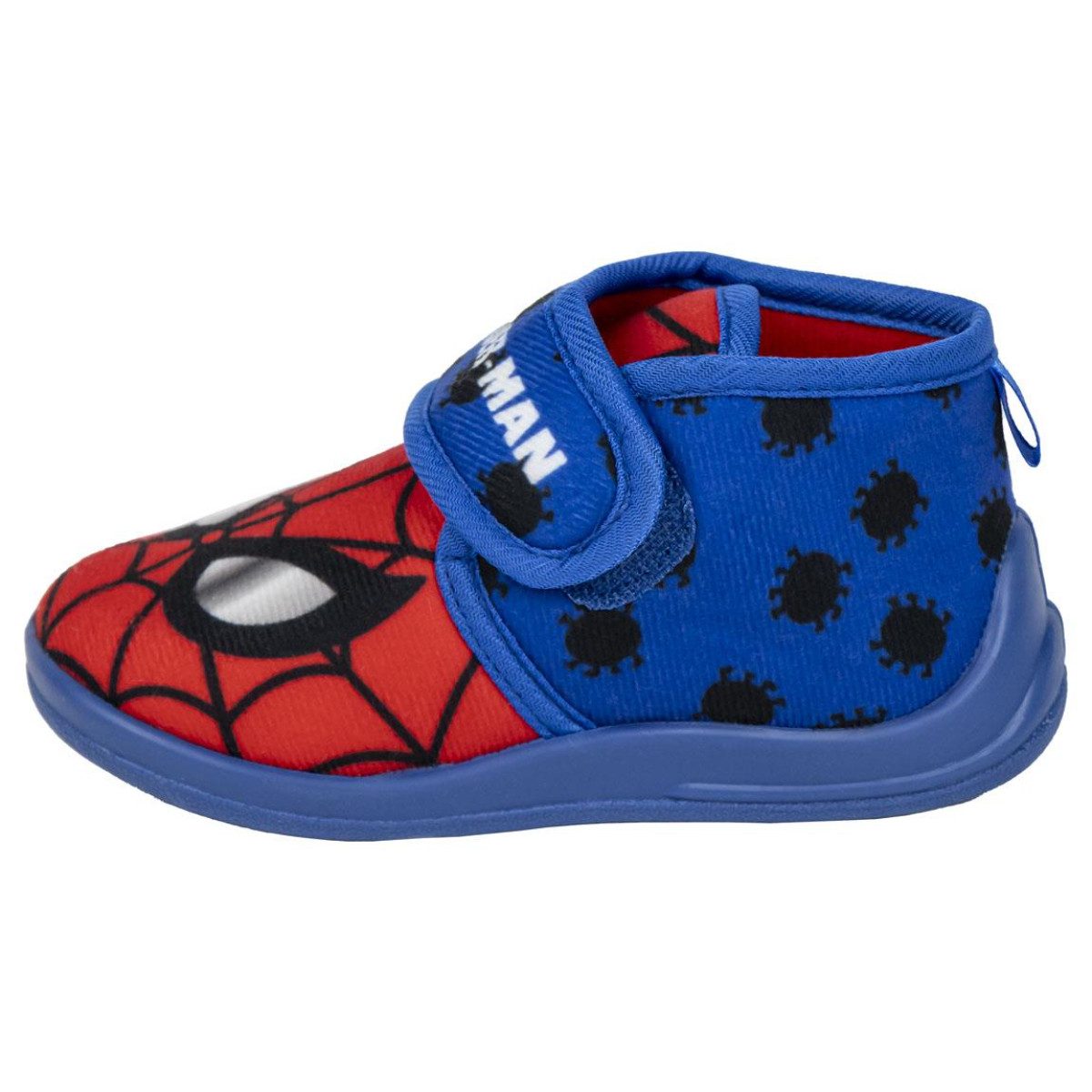 Cerda Spiderman Kinder Hausschuhe Halb-Boot, warme Hausstiefel Pantoffel