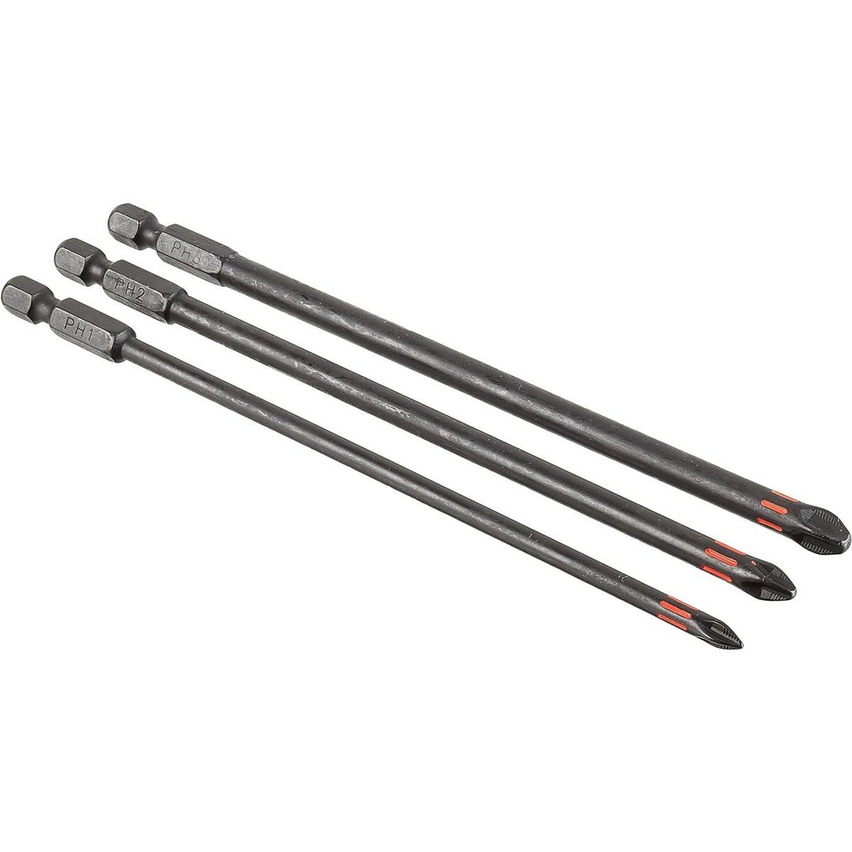 kwb Bit-Set 3 Bits 150mm PH Set Torsion SB, 3 Bits 150 mm PH Set Torsion 123041 (TQ 60 Stahl, Torsionszone, IS