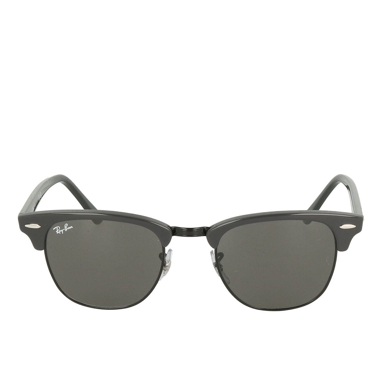 Ray-Ban Sonnenbrille Ray-Ban Clubmaster RB3016 1367B1 Grey On Black Dark Grey