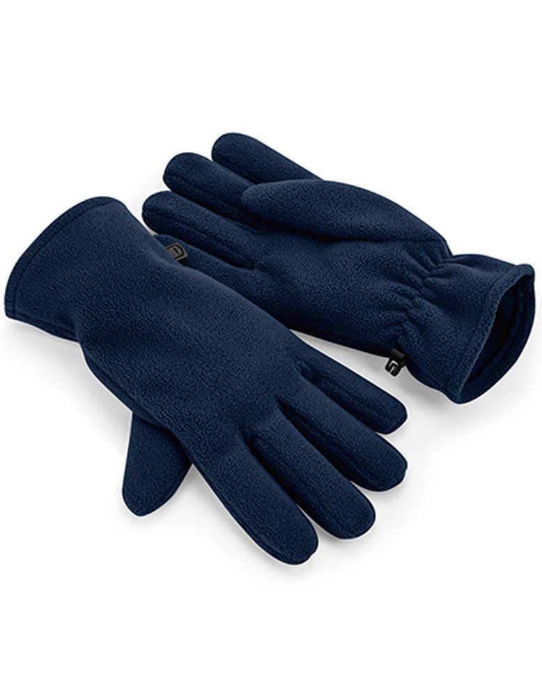 Ultra-Thermostoff Fleecehandschuhe Fleece Stadler Navy recyceltes Gloves Fingerhandschuhe French Modescout Polyester