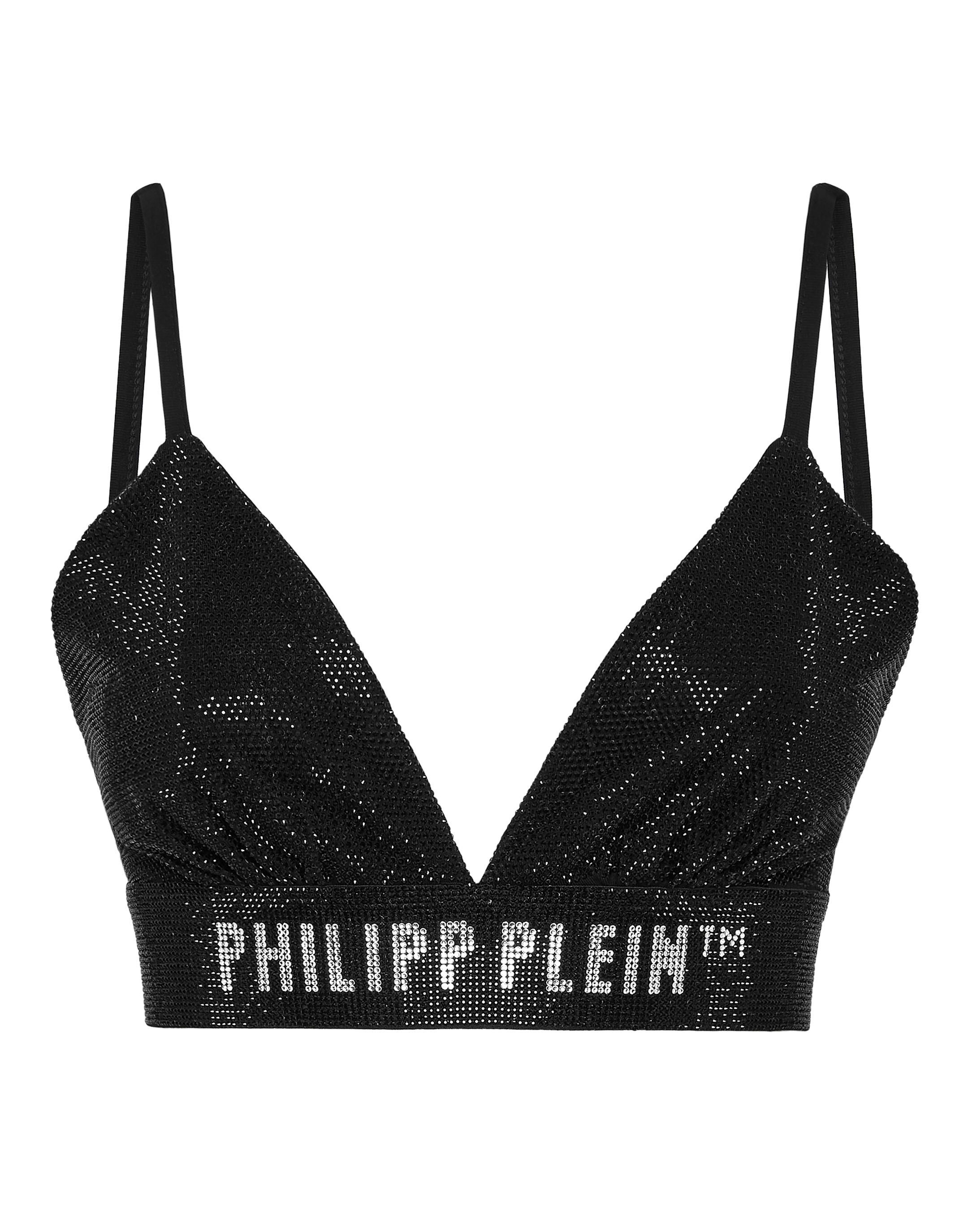 PHILIPP PLEIN Sport-BH Mit Schmucksteinen