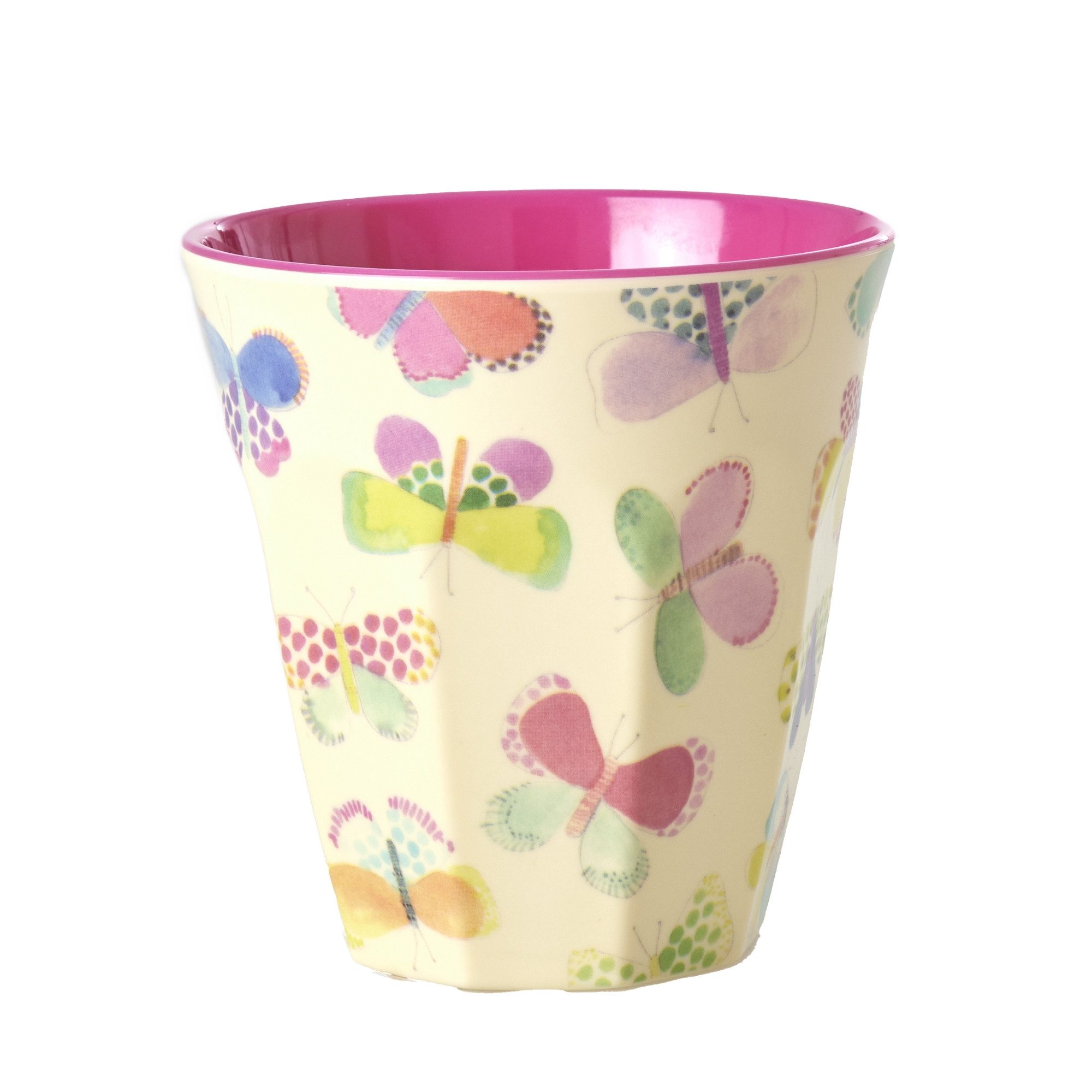 rice Becher Rice Melaminbecher Schmetterling medium