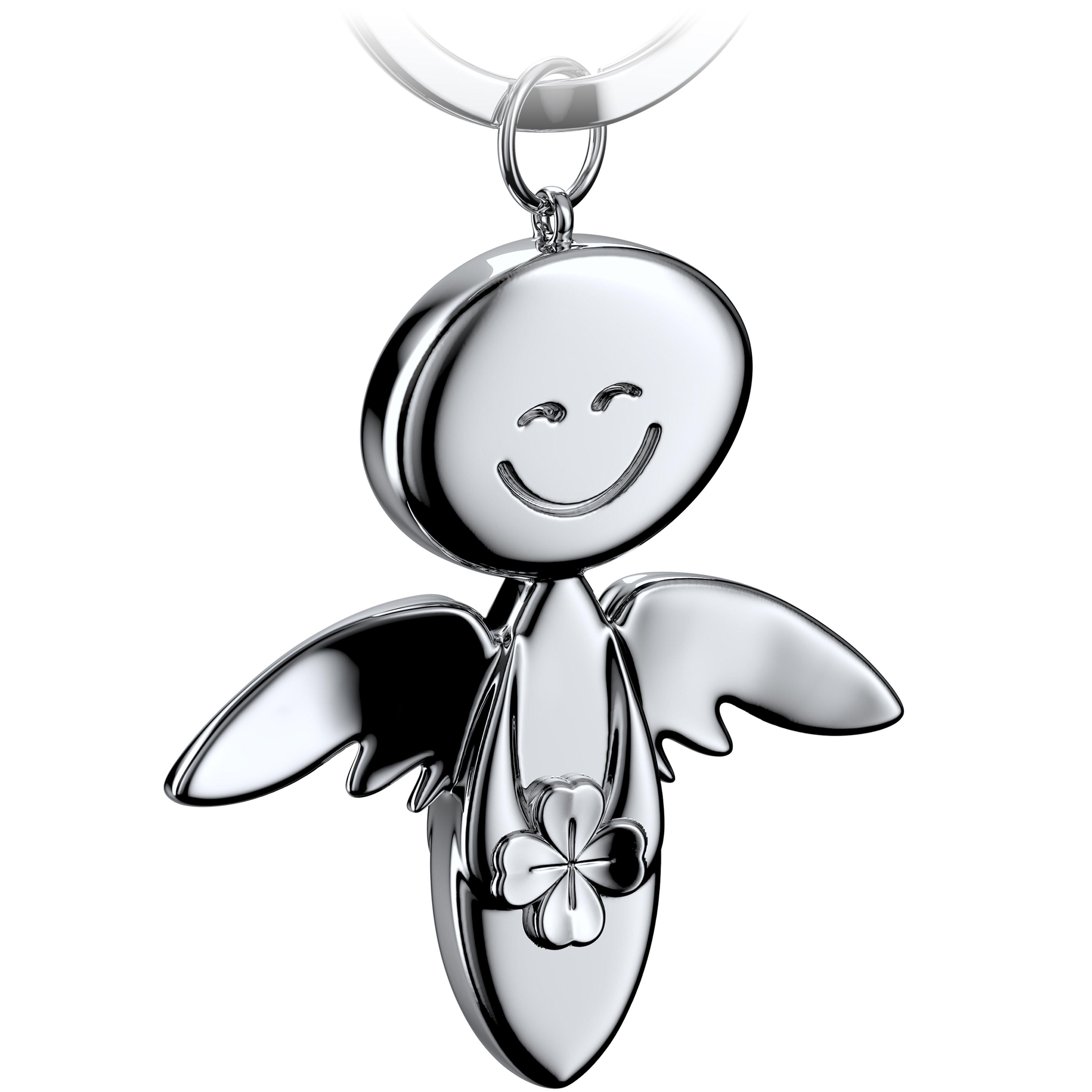 FABACH Schlüsselanhänger Schutzengel Smile mit Kleeblatt günstig online kaufen