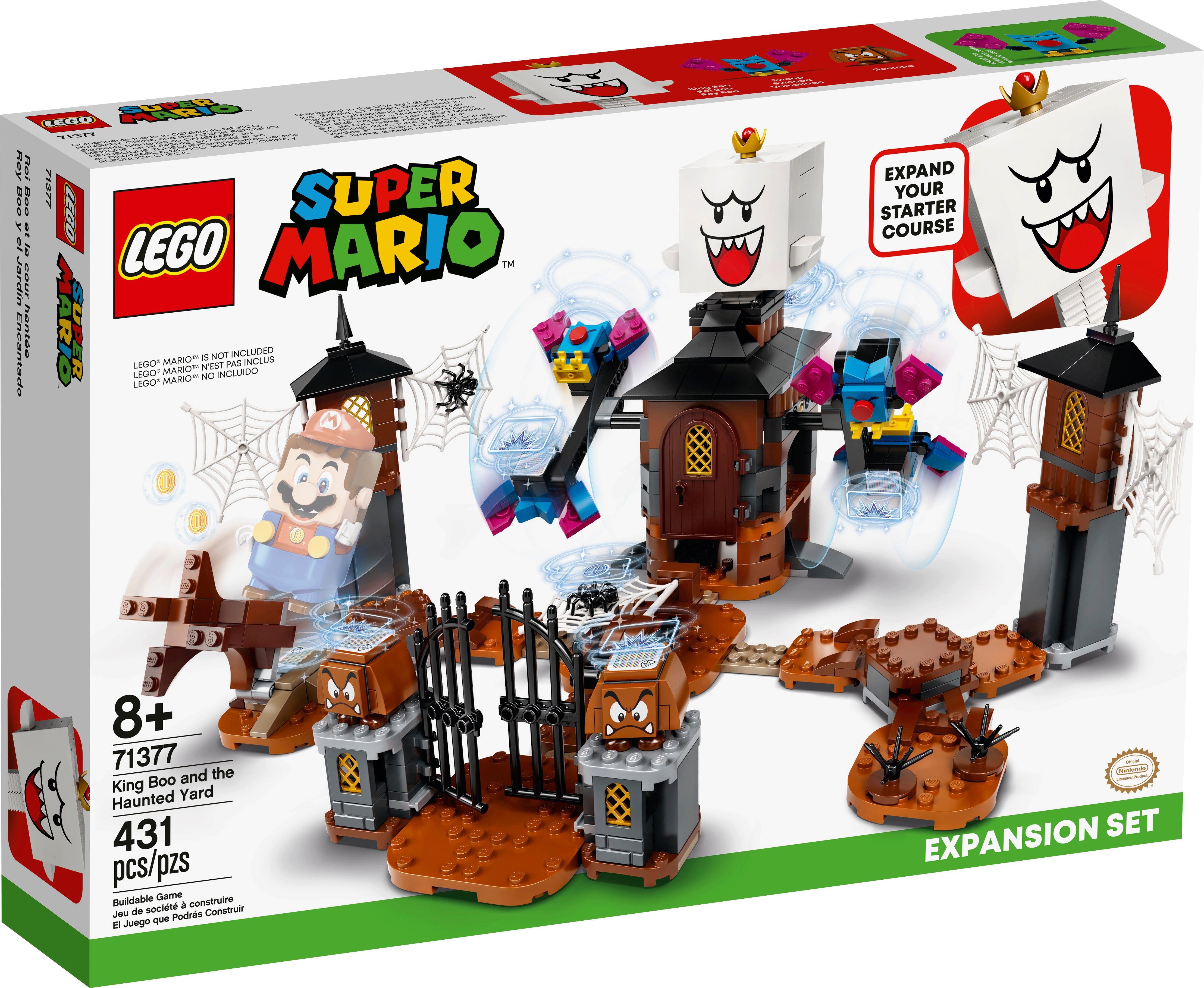 LEGO® LEGO® Super Mario 71377 König Buu Huu und der Spukgarten Konstruktionsspielsteine, (431 St)