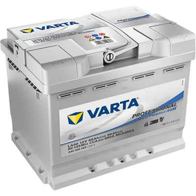 VARTA VARTA LA60 Professional AGM 60Ah 12V 680A Batterie Batterie, (12 V V)
