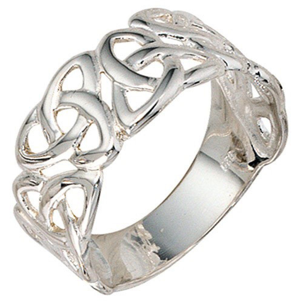 Schmuck Krone Silberring Breiter Silberring Sterlingsilber, Damenring Ring 925 aus Silber Echt Silber 925