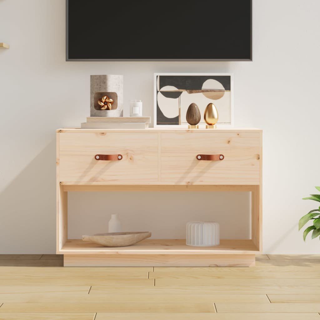 vidaXL TV-Schrank TV-Schrank 90x40x60 cm Massivholz Kiefer (1-St)
