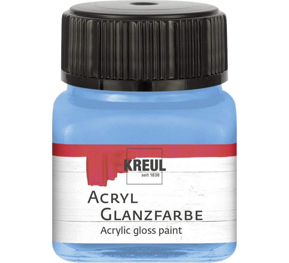 Kreul Acrylfarbe Kreul Acryl Glanzfarbe himmelblau 20 ml