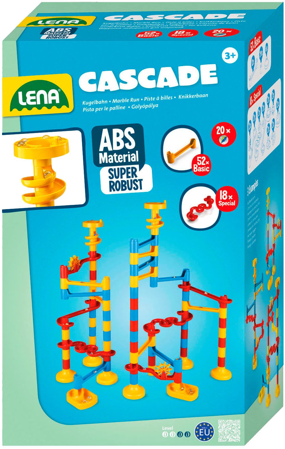 Lena® Kugelbahn Cascade KIGA, Made in Europe