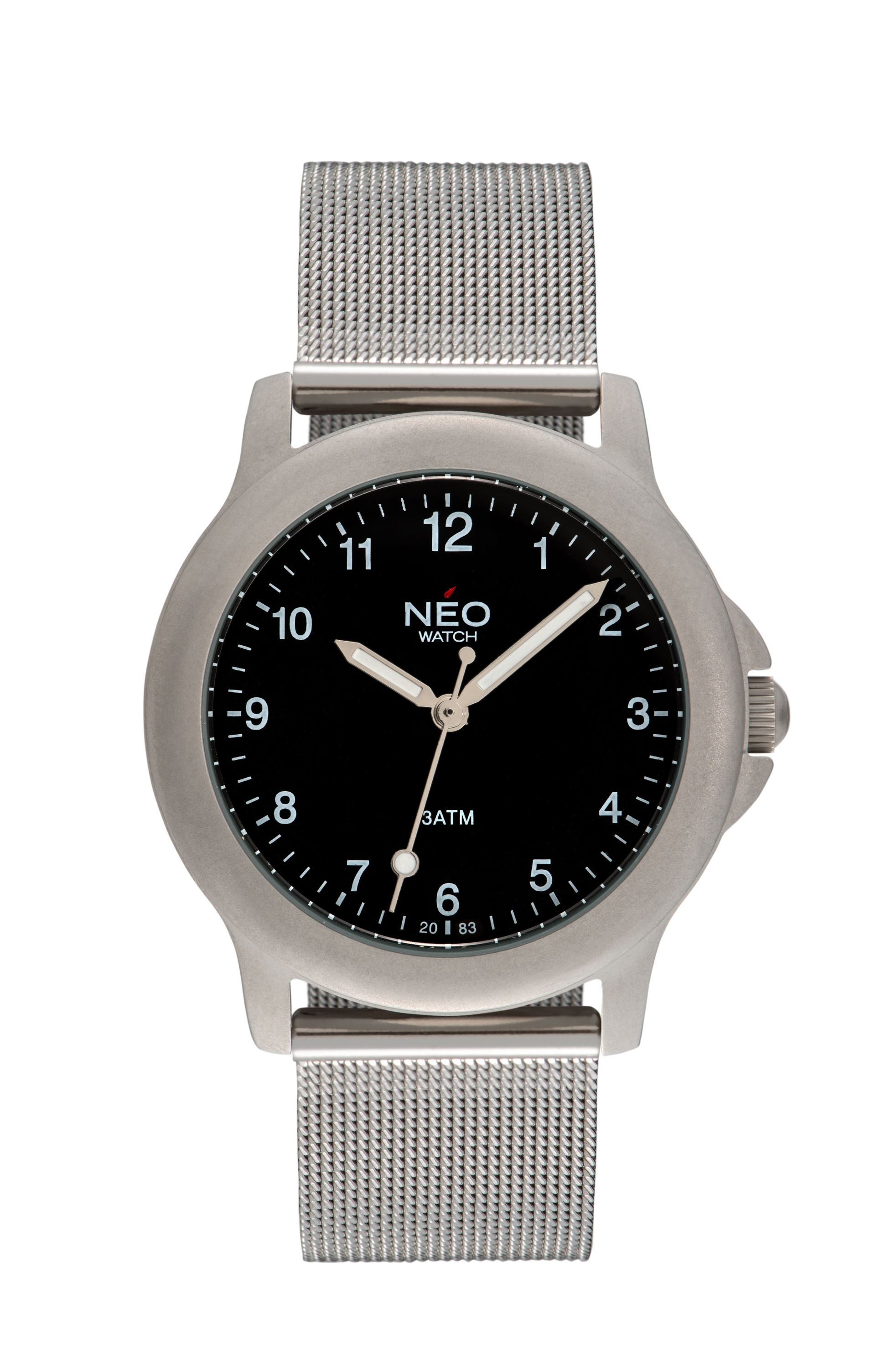 Neo Watch Quarzuhr Pure Black Schwarz N5-008