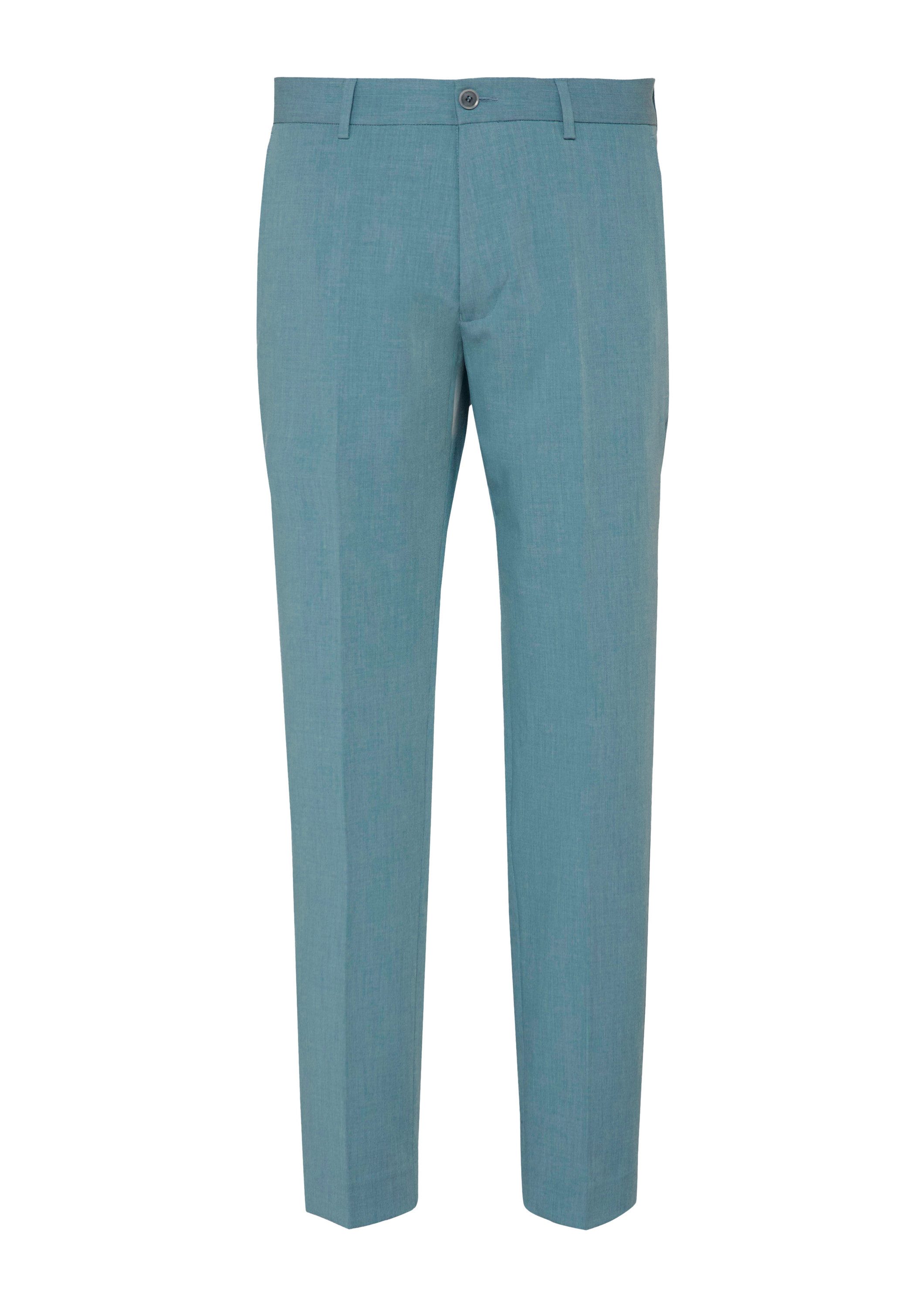 s.Oliver Chinos Hose S.OPURE s.O PURE: Anzughose aus meliertem Stretch-Twill