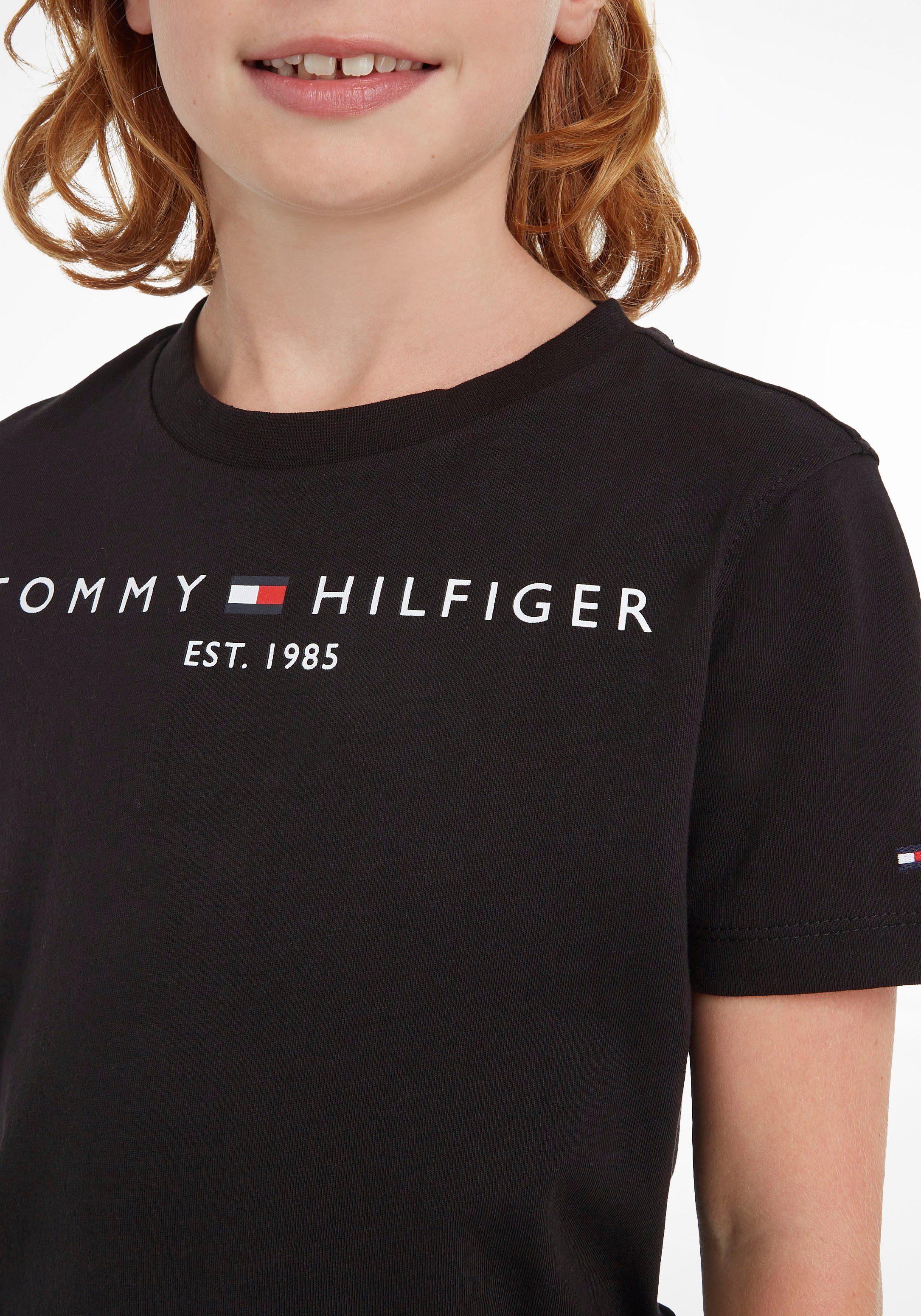 und Mädchen Jungen für ESSENTIAL TEE Hilfiger T-Shirt Tommy