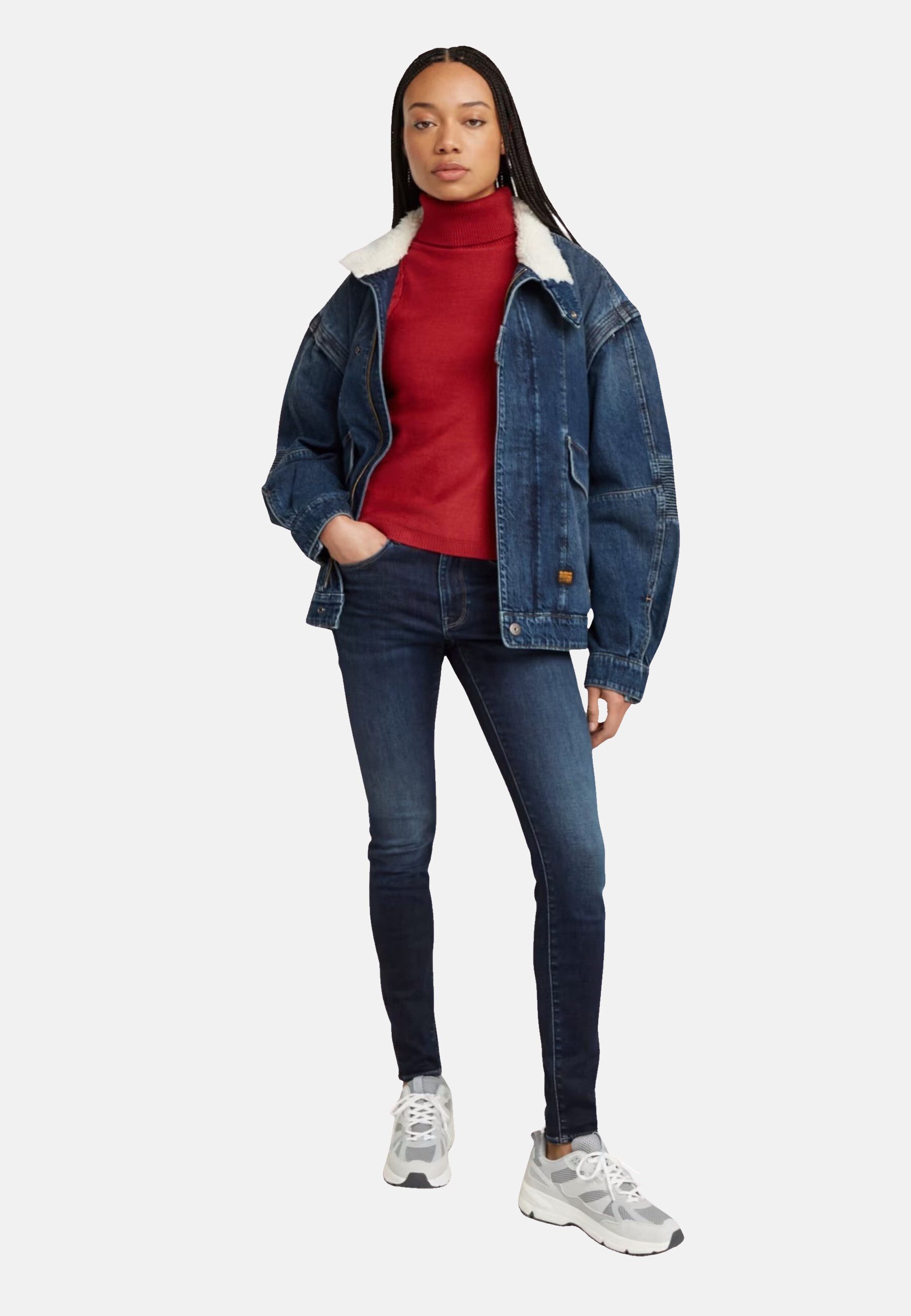 G-STAR 5-Pocket-Jeans Jeans 3301 Skinny lange Hose (1-tlg)