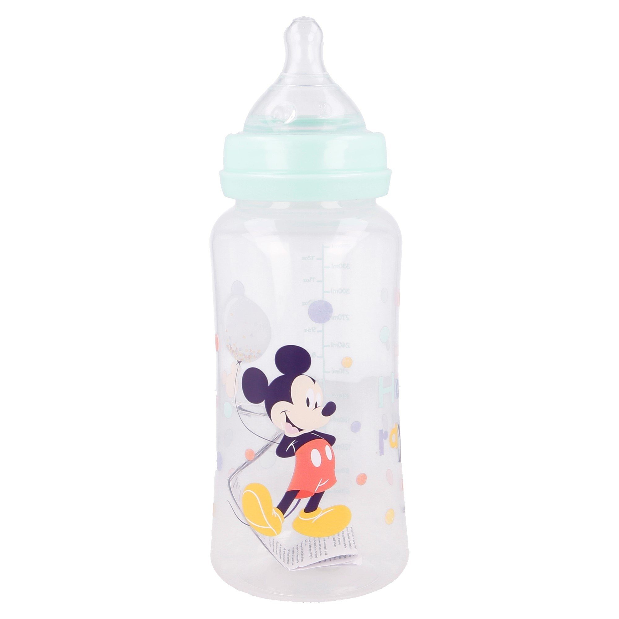 Disney Babyflasche Disney Baby Mickey Maus 2er Set Milchflasche Babyfläschchen, 360 ml ab 0 Monate