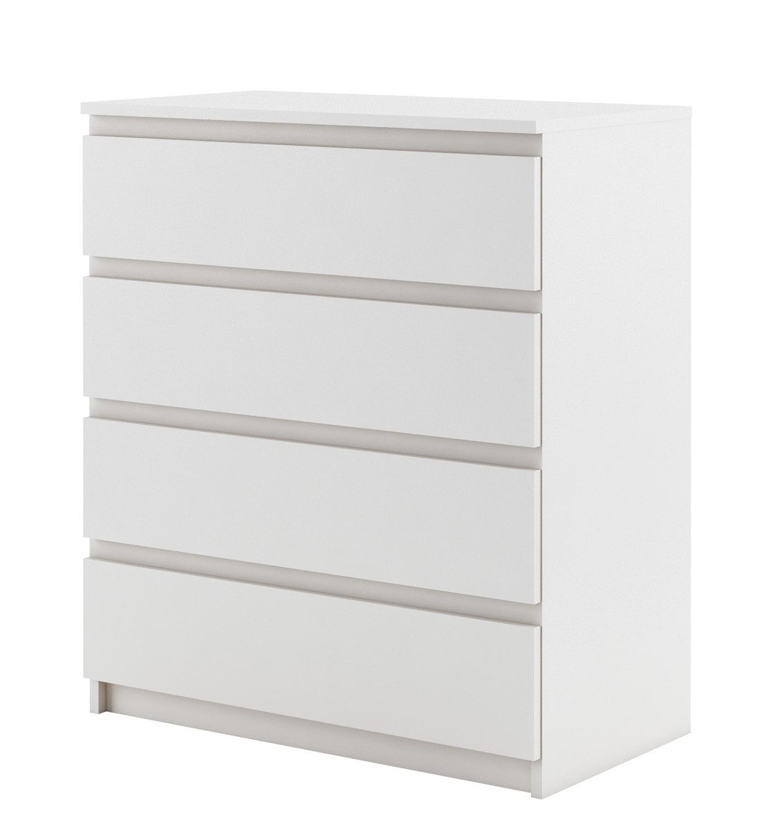 Kommode weiß 73cm breit Kommode für Schlafzimmer, Wohnzimmer, Flur VENTI