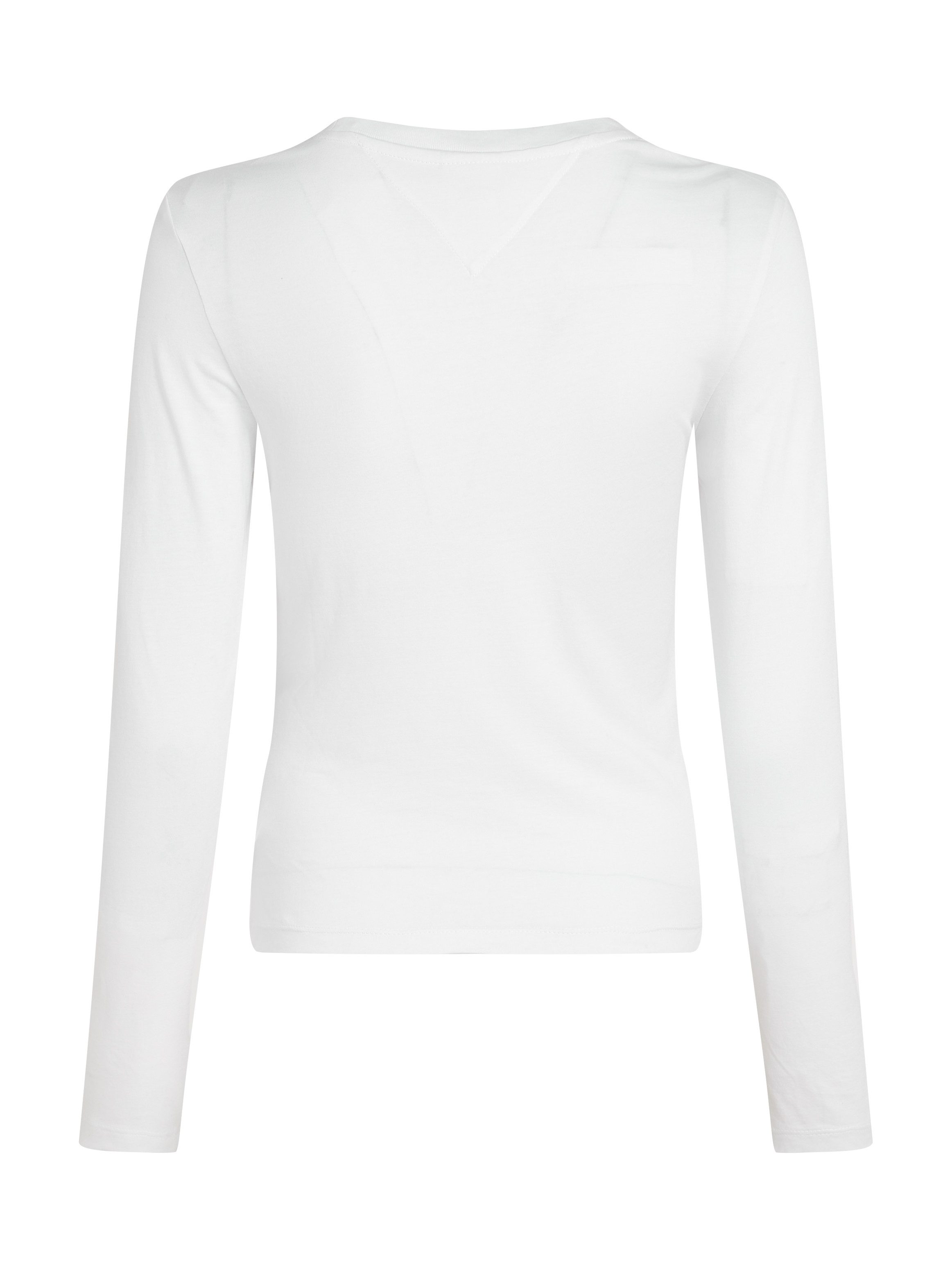 Tommy Jeans Curve T-Shirt TJW SLIM ESSENTIAL LOGO 2 LS EXT in Großen Größen mit Logoschriftzug