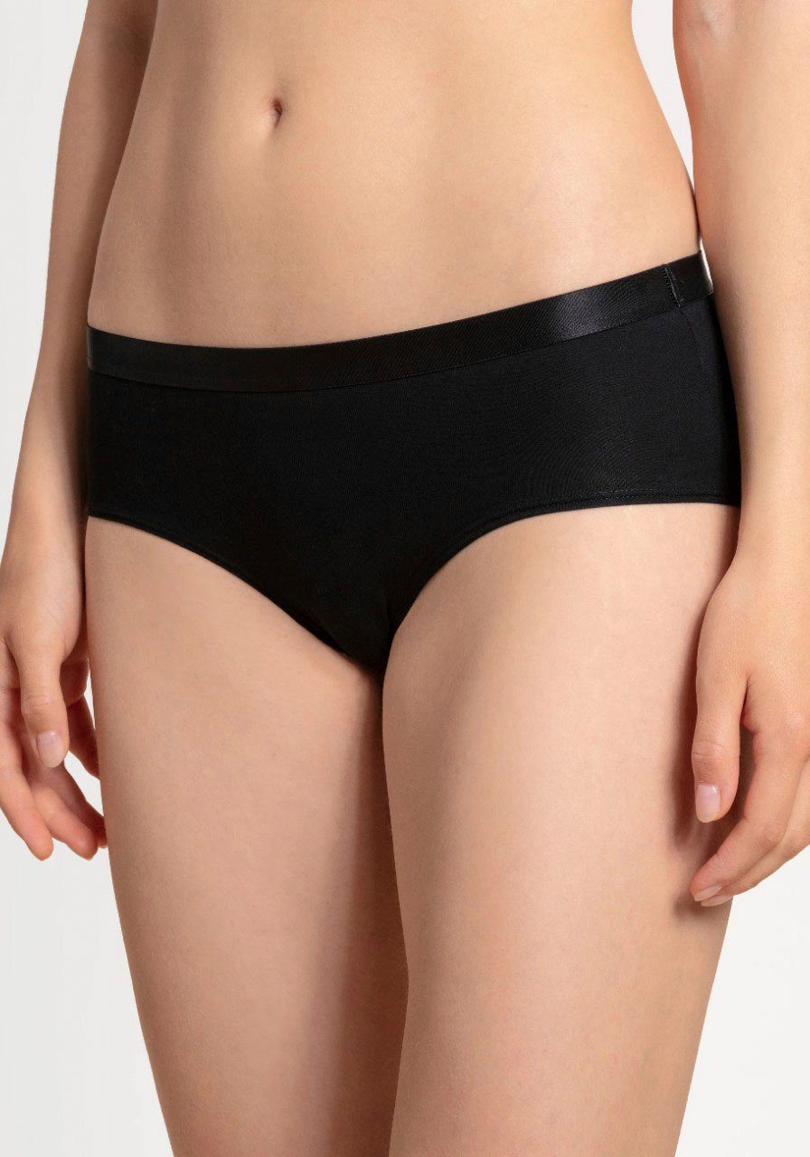 CALIDA Panty Benefit Women (2er Pack) Low-Cut, elastischer Single Jersey, weich