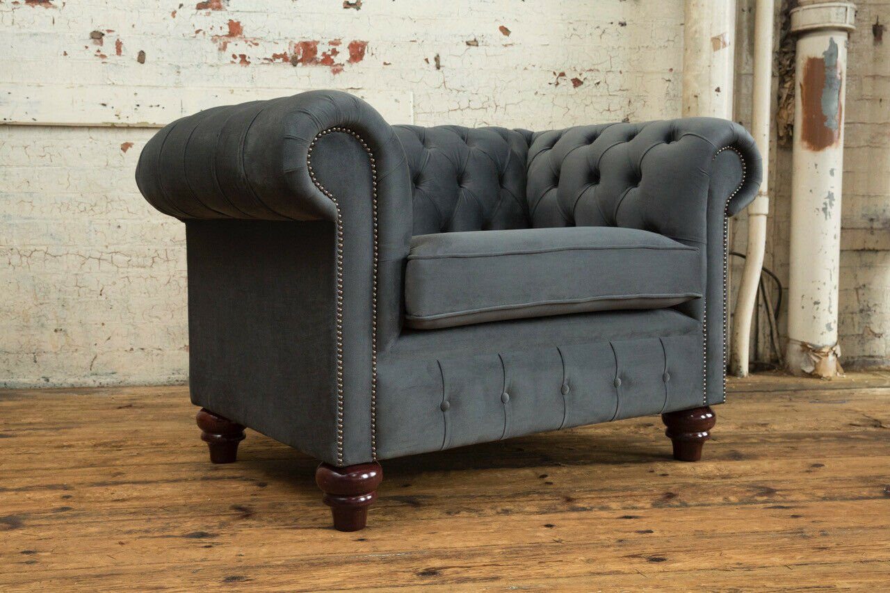 1 Sitzer Chesterfield Sessel Chesterfield-Sessel, Design JVmoebel