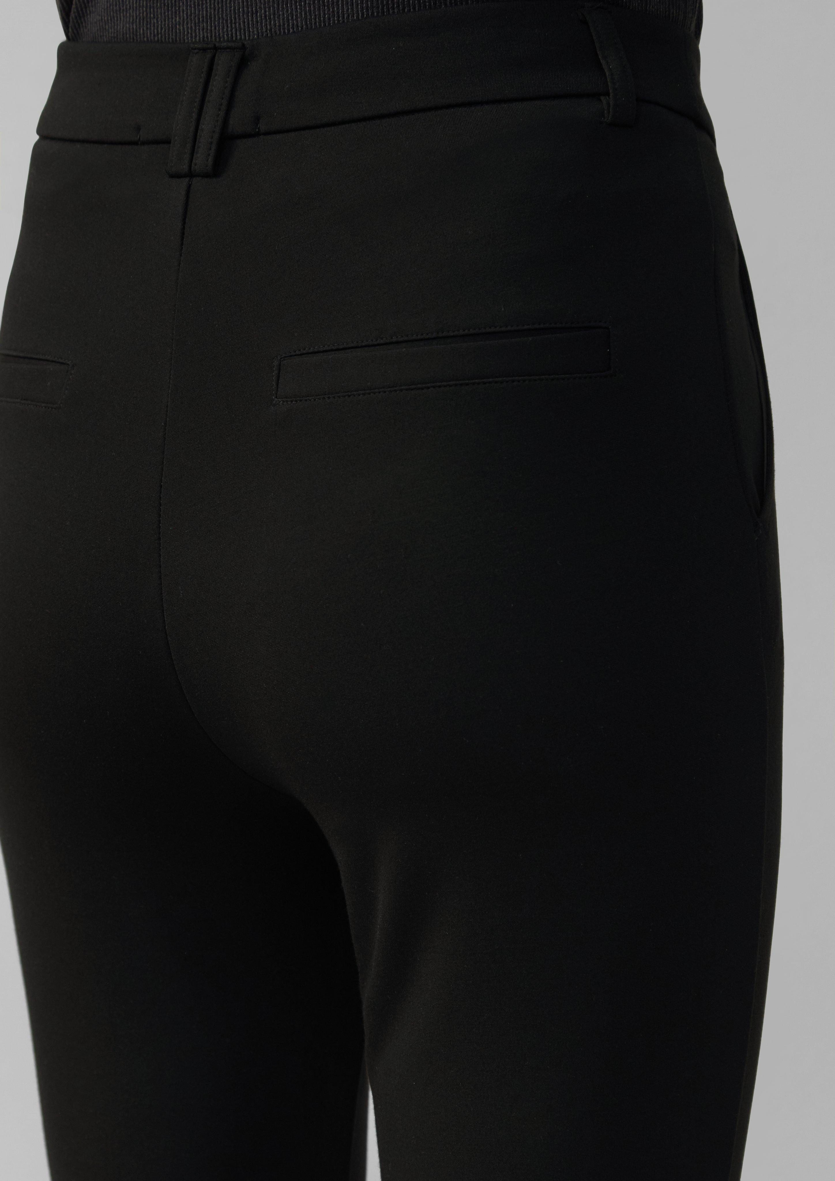 QS Stoffhose Elastische Hose aus Interlockjersey günstig online kaufen