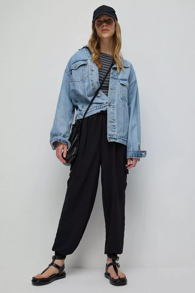 No Matter What Bequeme Jeans Gewebte Hose mit Cargotaschen