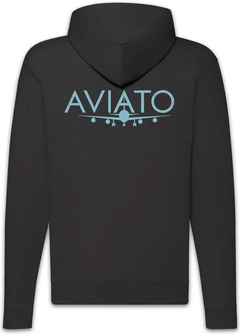 Urban Backwoods Sweatjacke Aviato Zipper Hoodie Silicon TV Series Valley Company Logo Firma TV (1-tlg) Sign Insignia Flugzeug Airplane
