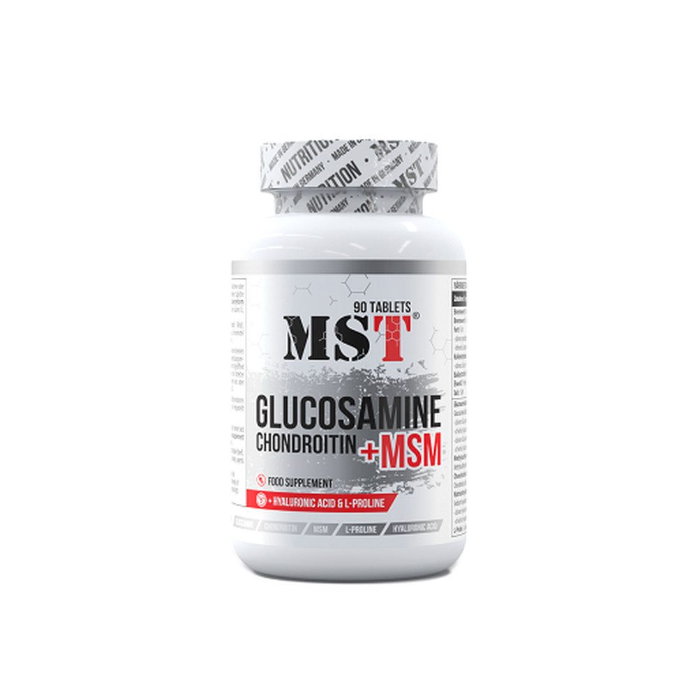 MST Nutrition MST - Glucosamine Chondroitine MSM + HYALURON - 90 Tabletten, 90 St.
