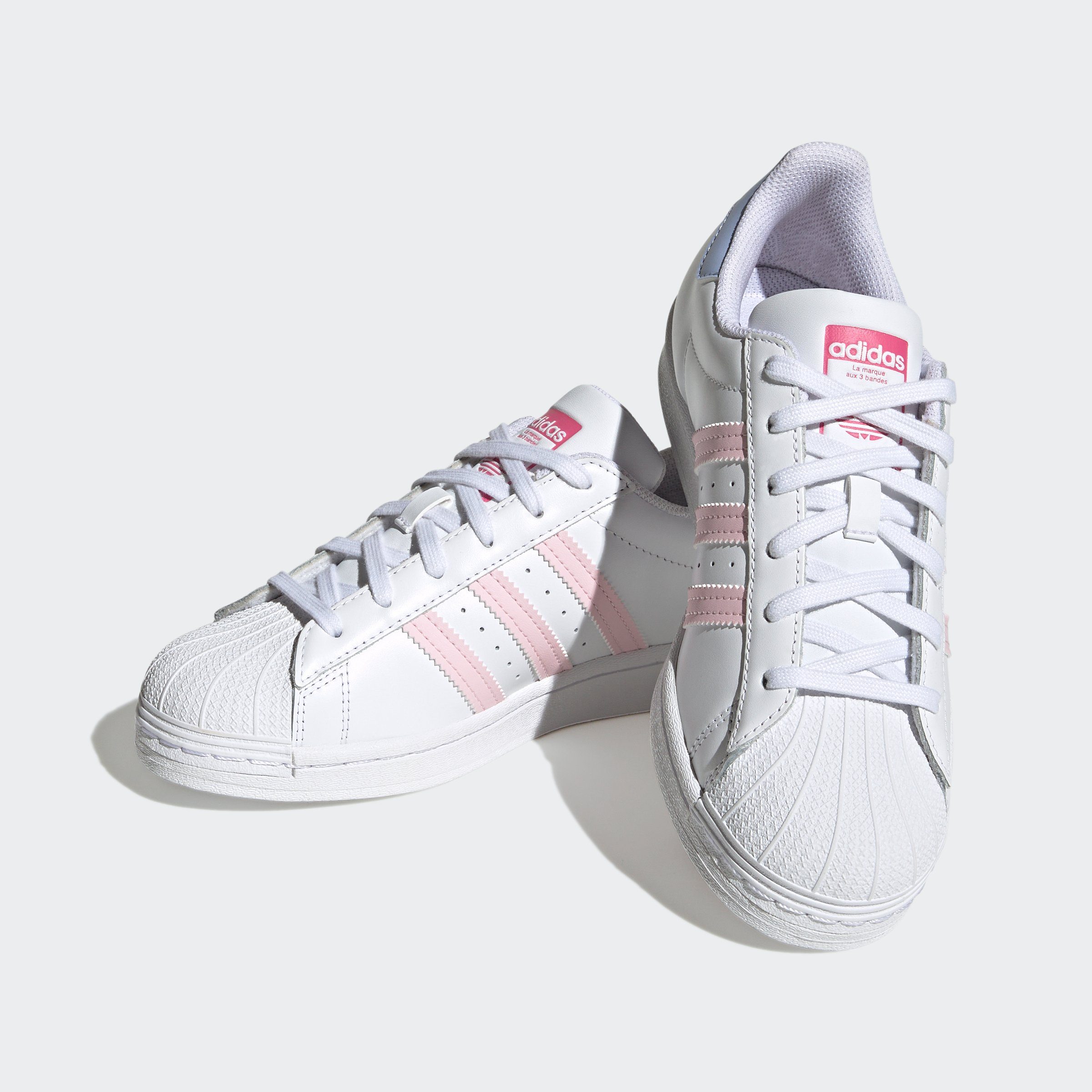 adidas Originals SUPERSTAR Sneaker Cloud White / Clear Pink / Pulse Magenta | 