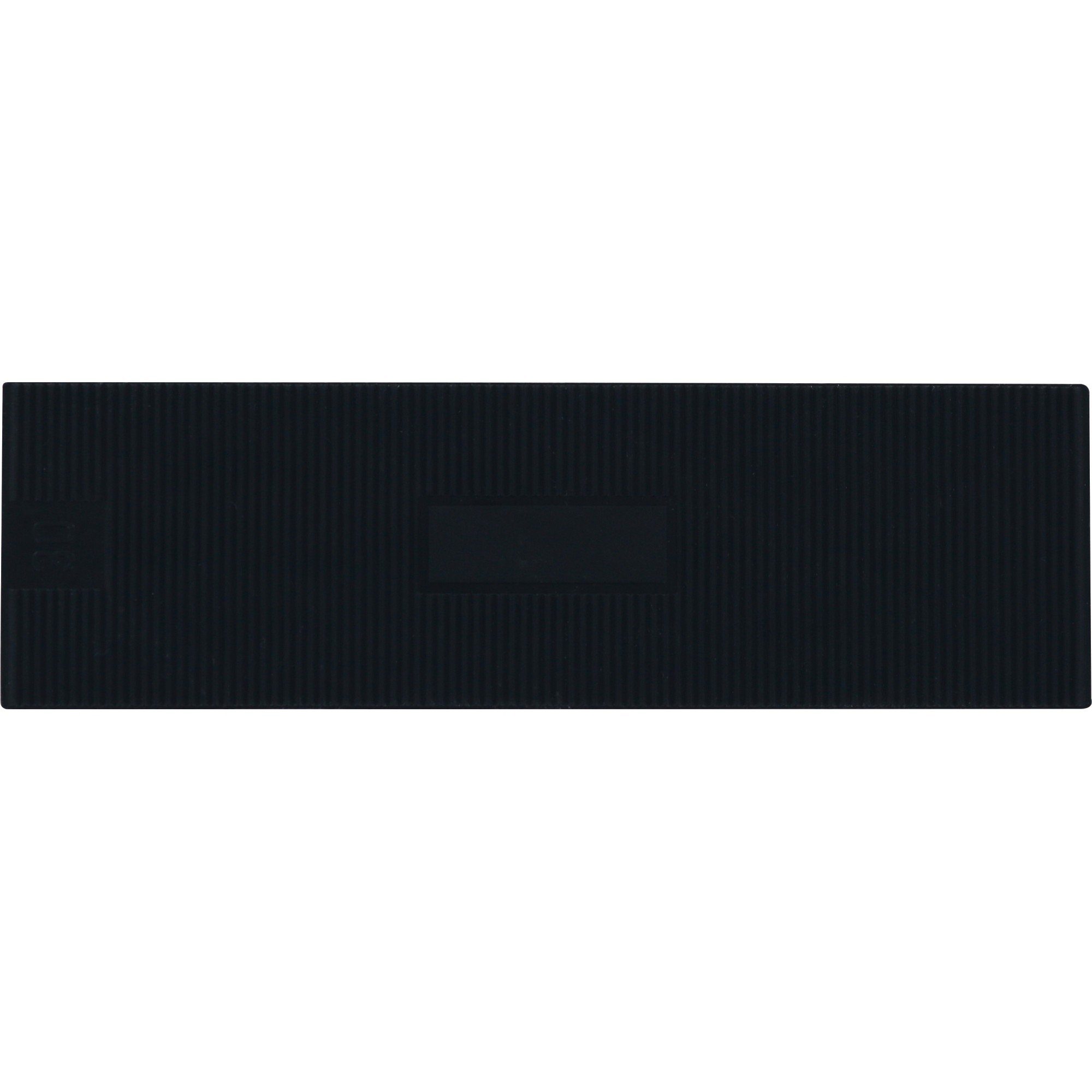 Triuso Verlegekeil PP Verglasungsklötze Montagekeile Unterlegplättchen 100 x 30mm schwarz, (25 Stück), hohe Tragfähigkeit - Druckfestigkeit 80 n/mm²
