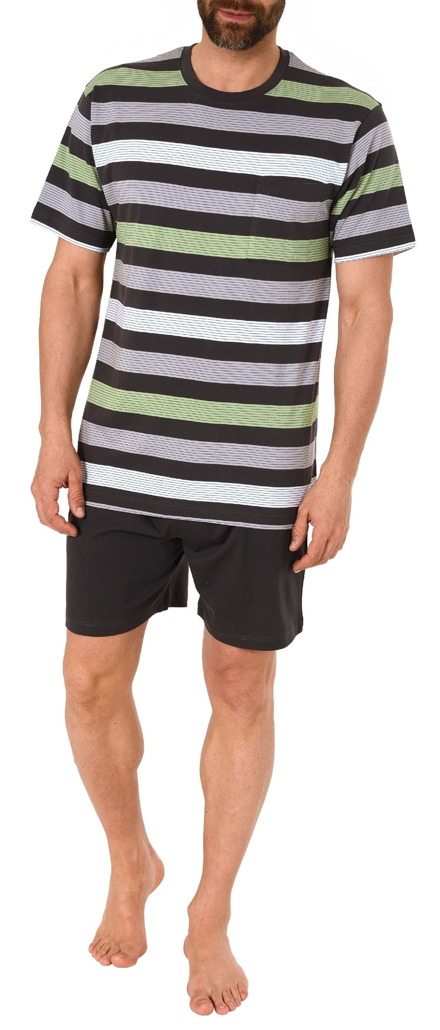 Normann Pyjama Herren Shorty Pyjama kurzarm günstig online kaufen