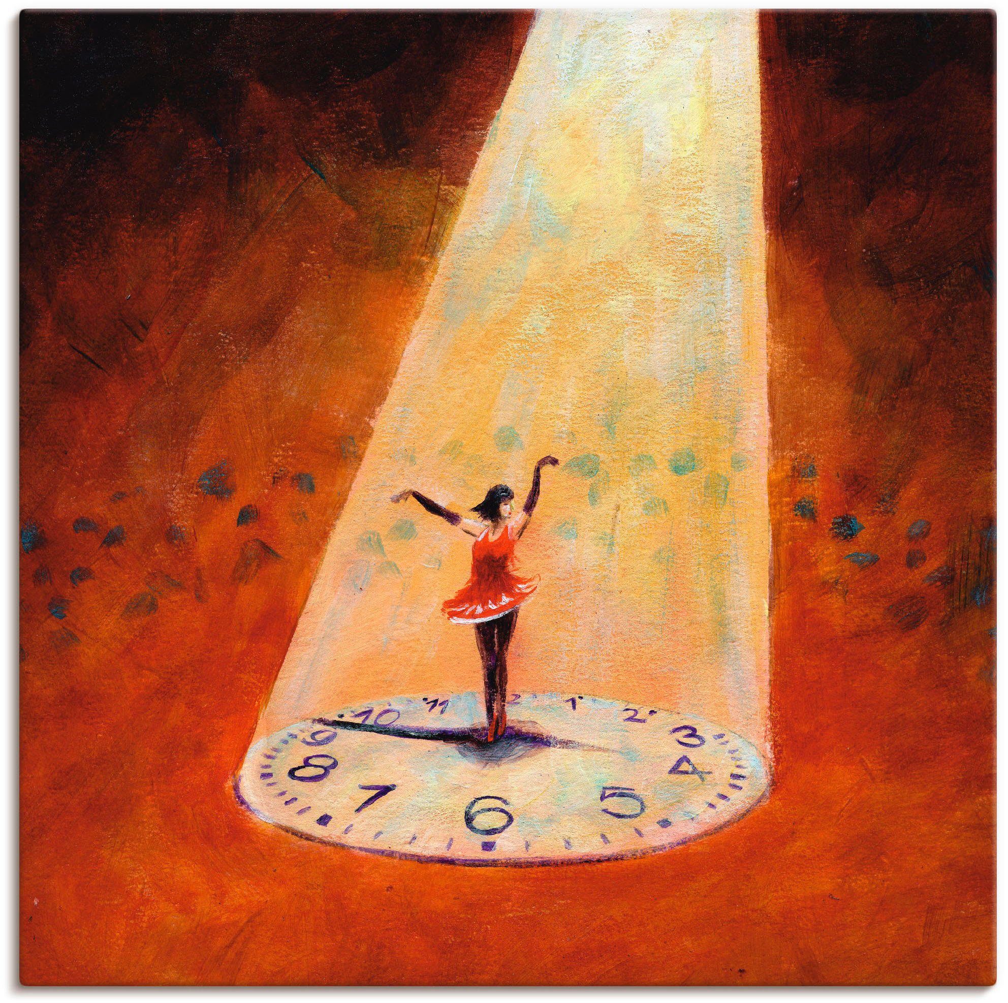 Artland Wandbild Im Jetzt sein, Frau (1 St), als Leinwandbild, Poster in verschied. Größen