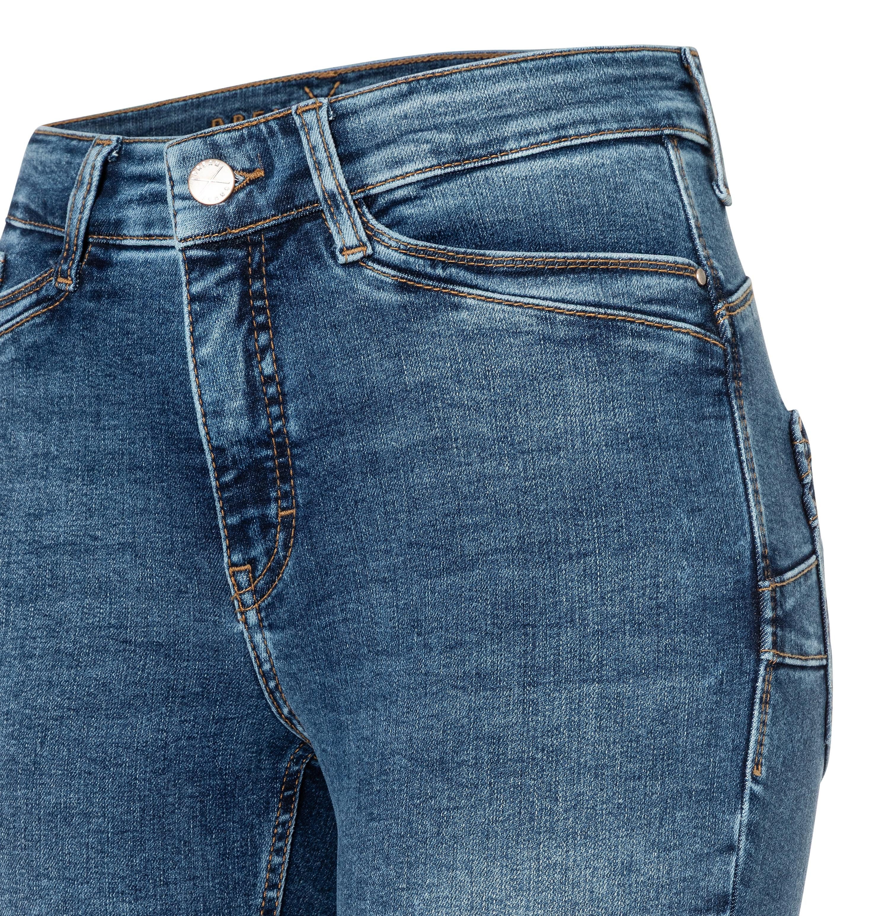 MAC Stretch-Jeans MAC DREAM SKINNY SHAPE vintage destroyed blue 5483-90-0358 D542 – Bild 4 von 5