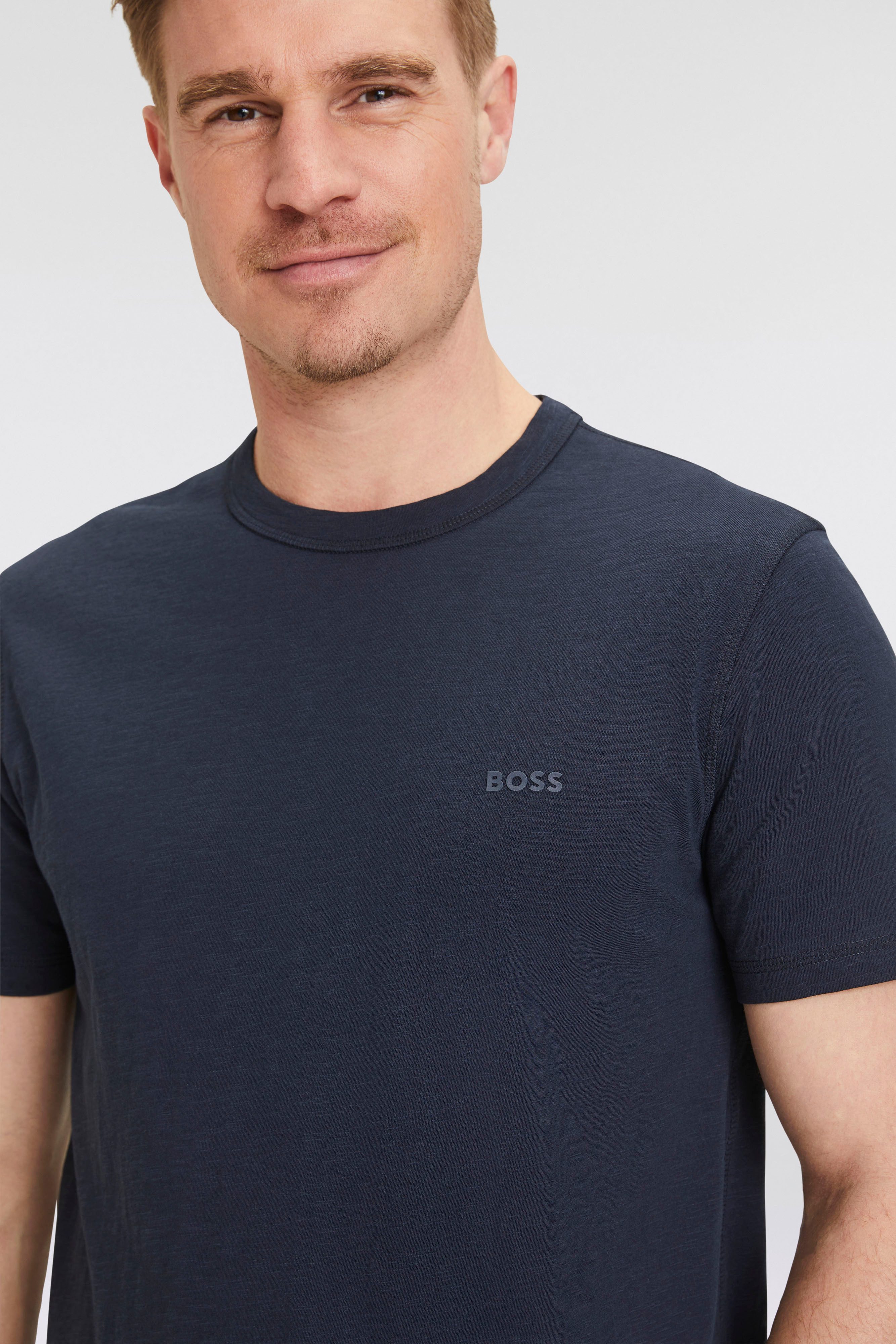 BOSS ORANGE T-Shirt Tegood Rundhalsausschnitt, Regular Fit, Logoschriftzug