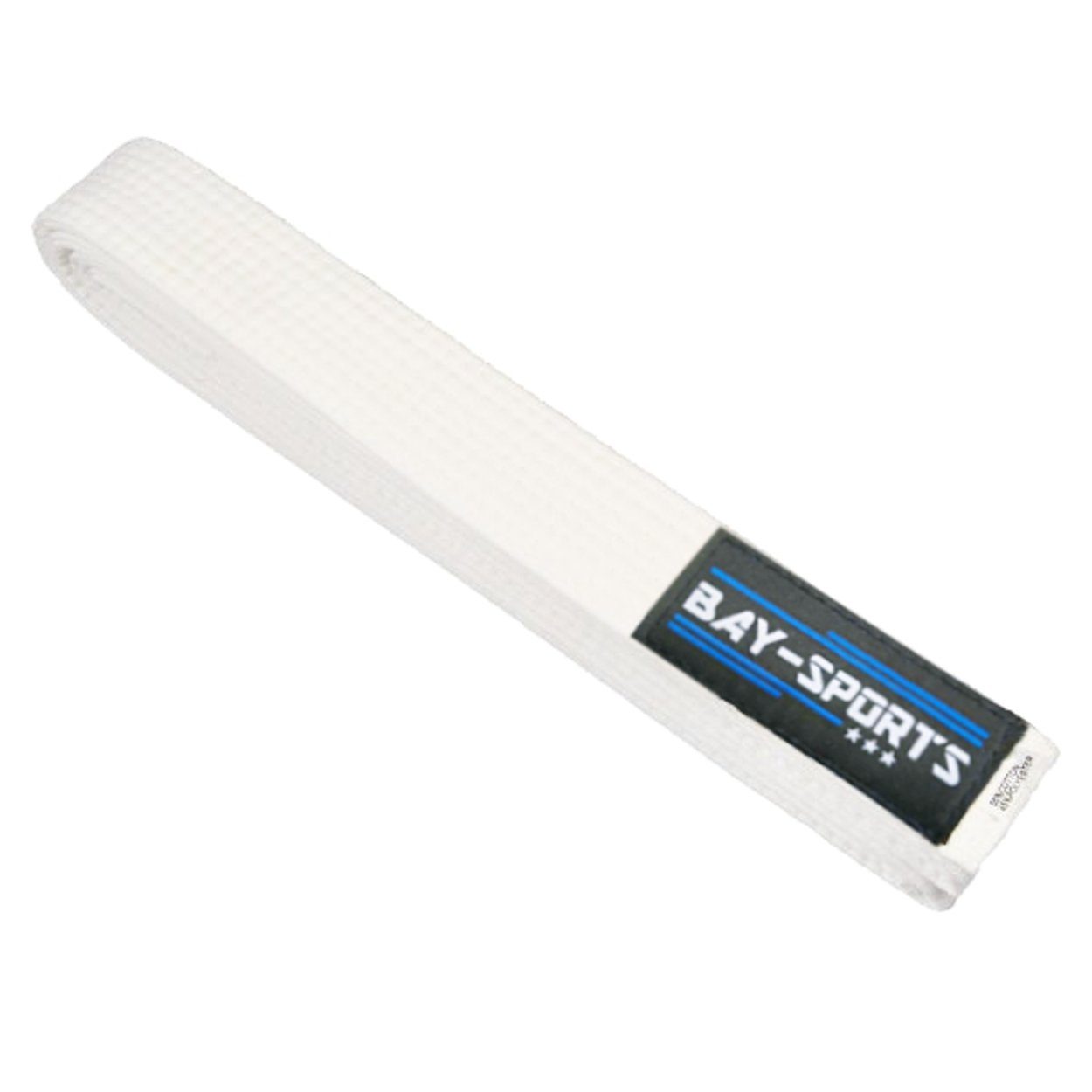 BAY-Sports Karateanzug Budogürtel Karategürtel Kampfsportgürtel weiß Budogürtel, Judogürtel, Taekwondogürtel, Länge 160 cm - 350 cm