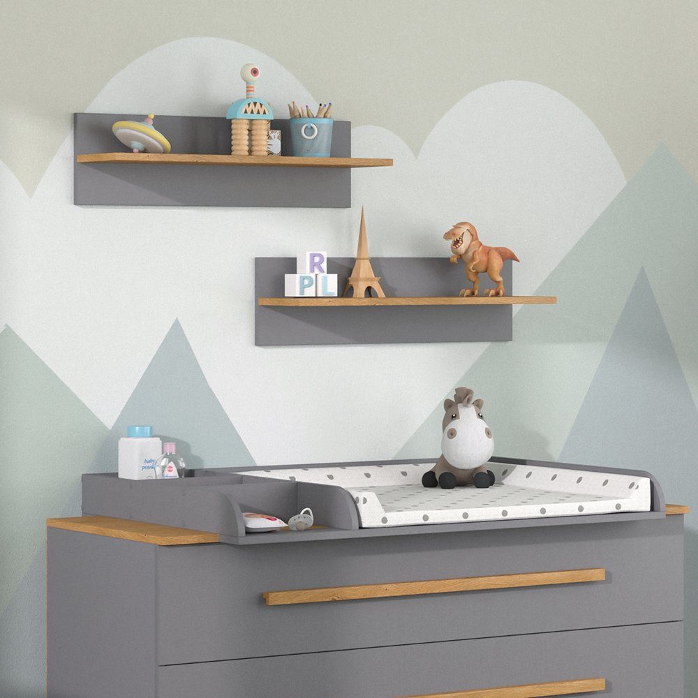 VitaliSpa® Wandregal Malia, Grau/Grau, 70 x 20 cm günstig online kaufen