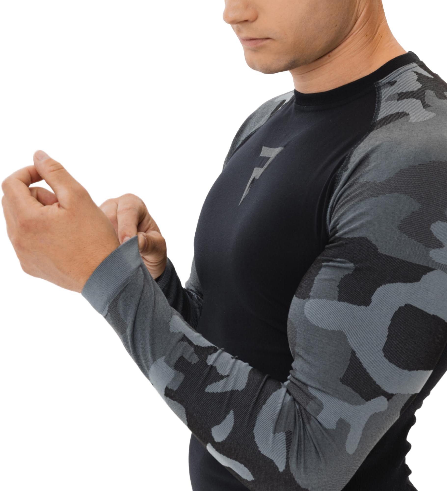Rebelhorn Funktionsshirt Freeze 2 Langarm Funktionshemd Kompression Atmungsaktiv schnelltrocknend