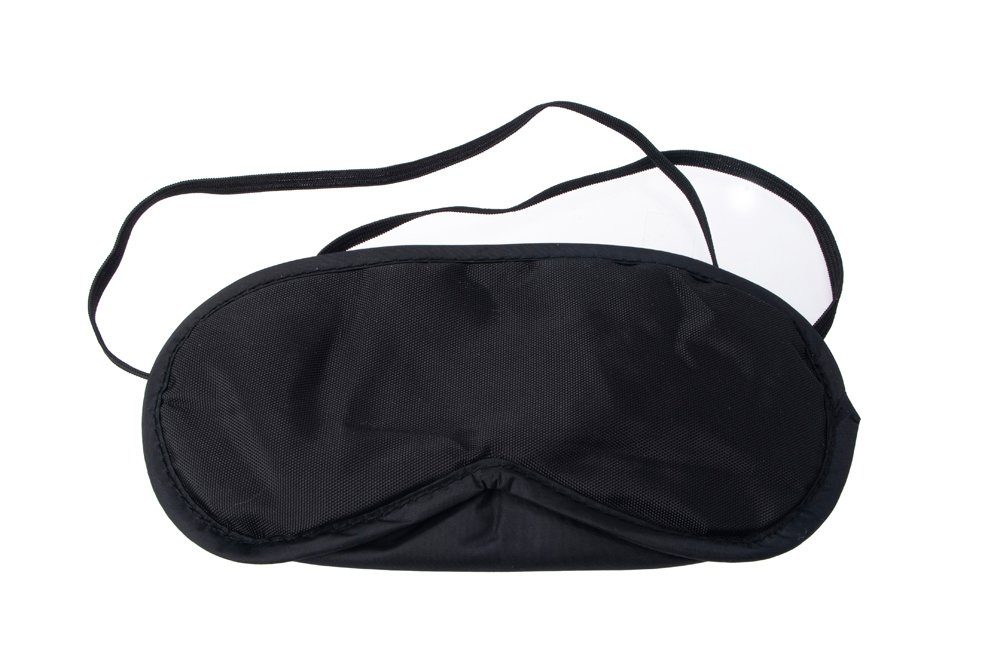 BasicNature Schlafmaske BasicNature Schlafmaske Reise Schlafbrille schwarz