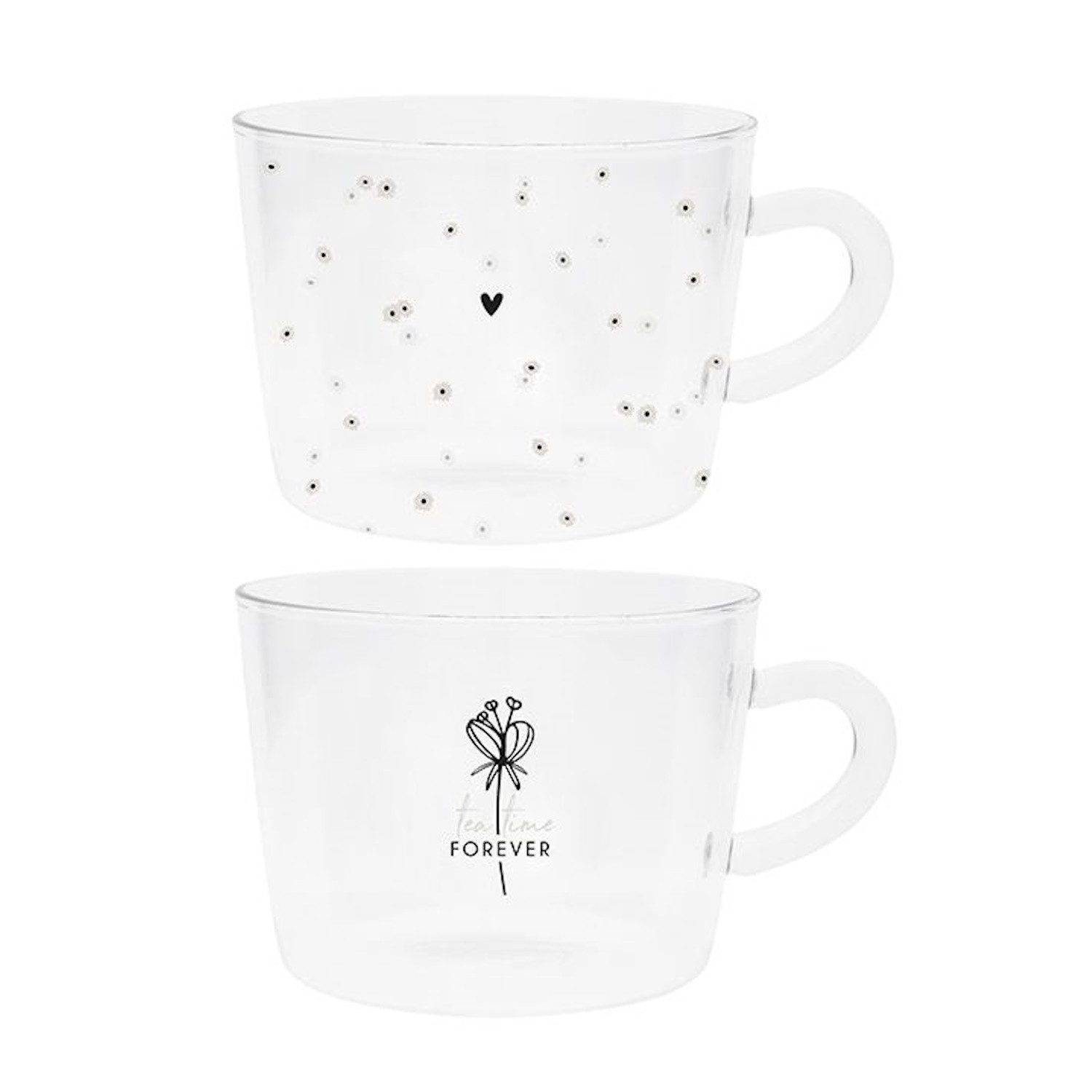 Tasse Transparent, Durchmesser 10 cm