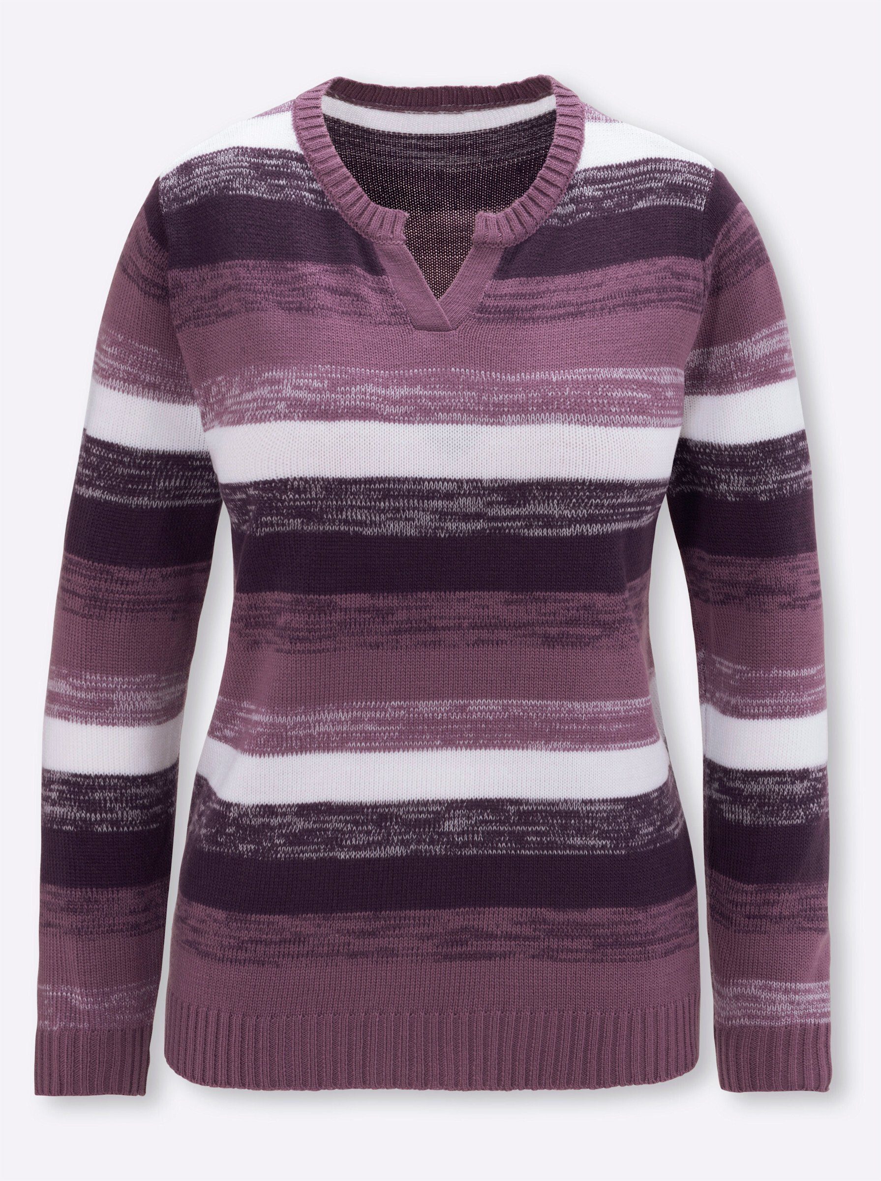 Sieh an! Strickpullover Langarm-Pullover . günstig online kaufen