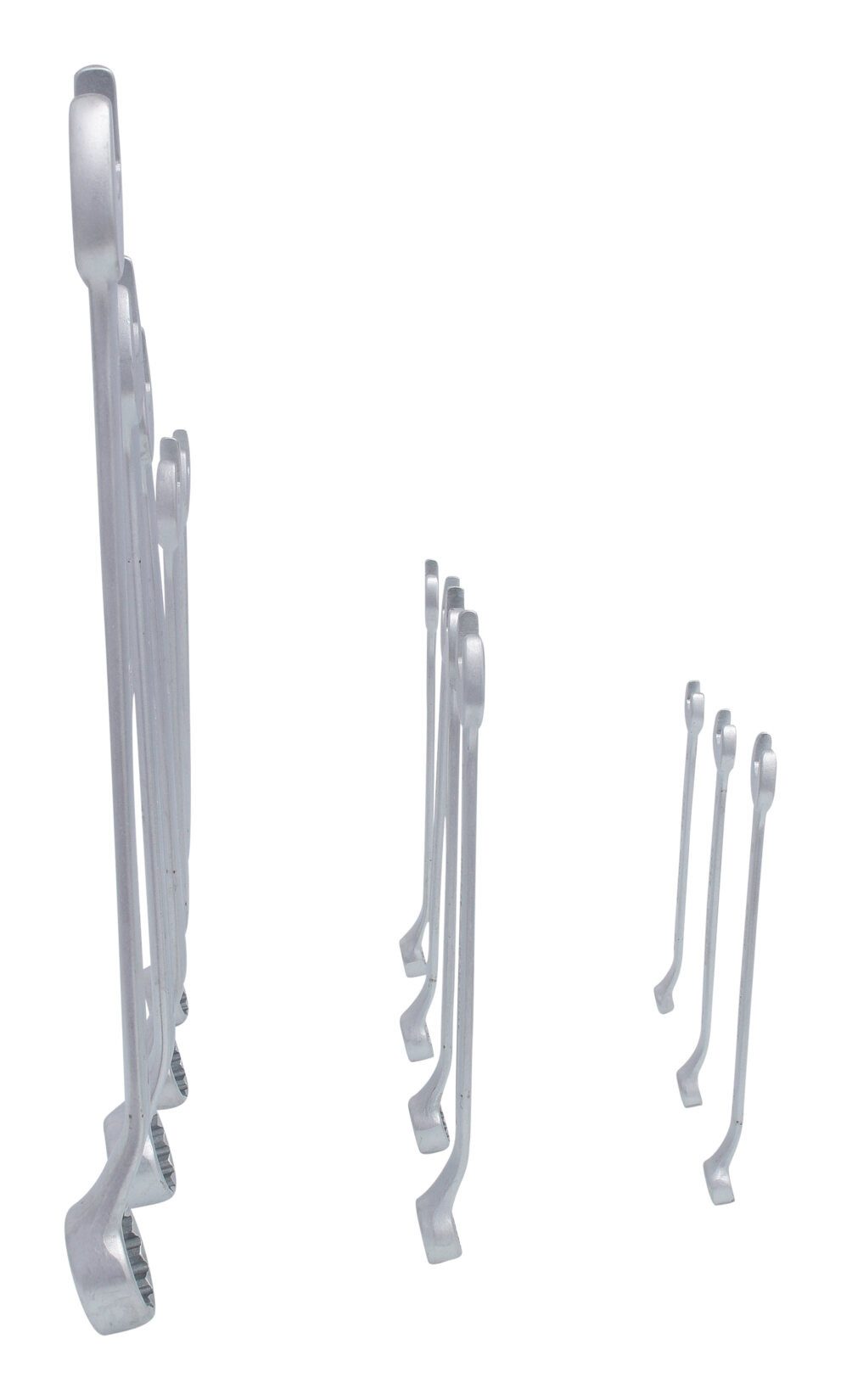 KS Tools Maulschlüssel (12 St), Ringmaulschlüssel-Satz, 12-teilig gekröpft, 6-22 mm