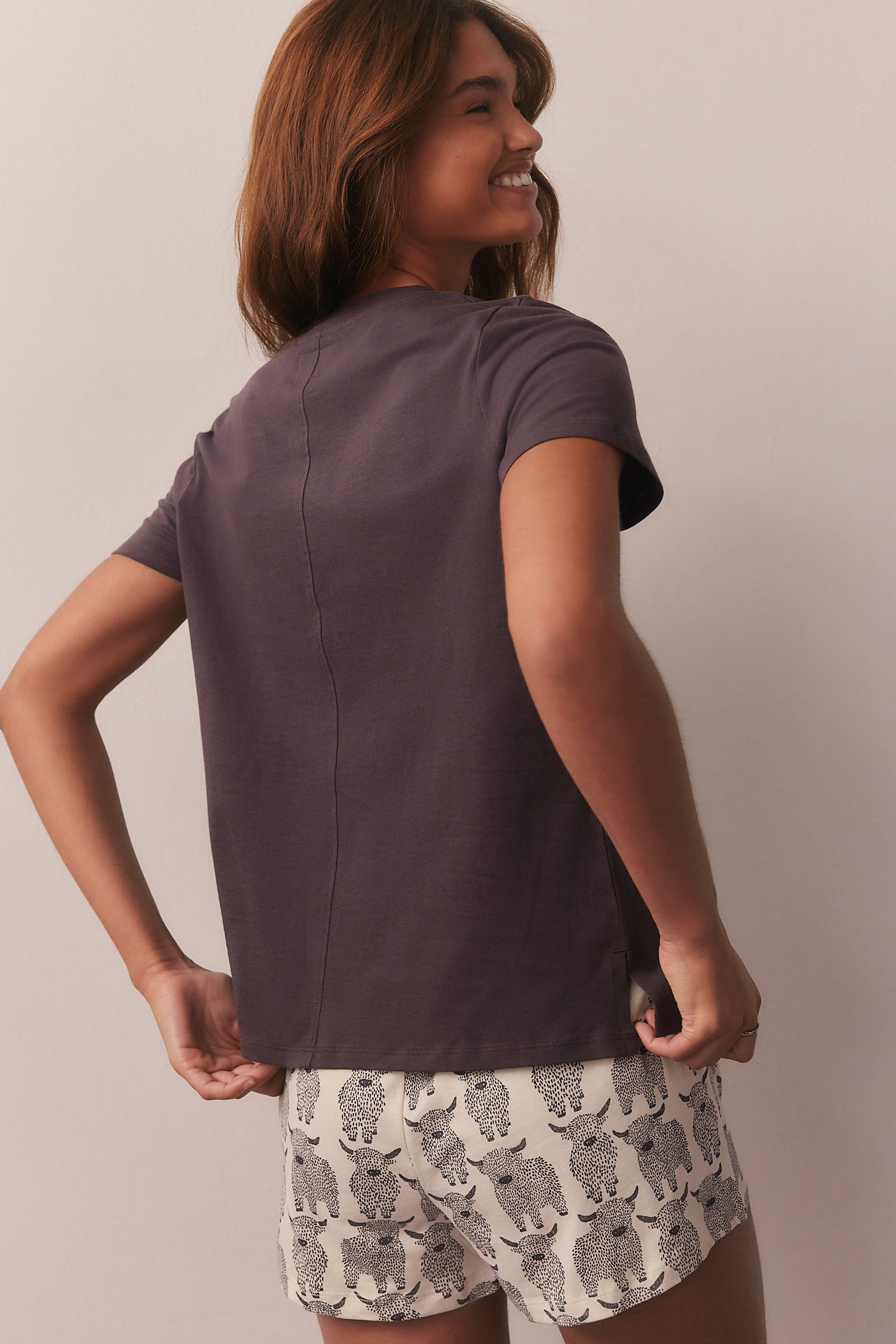 Next Pyjama Kurzärmeliger Baumwoll-Pyjama (2 tlg) günstig online kaufen