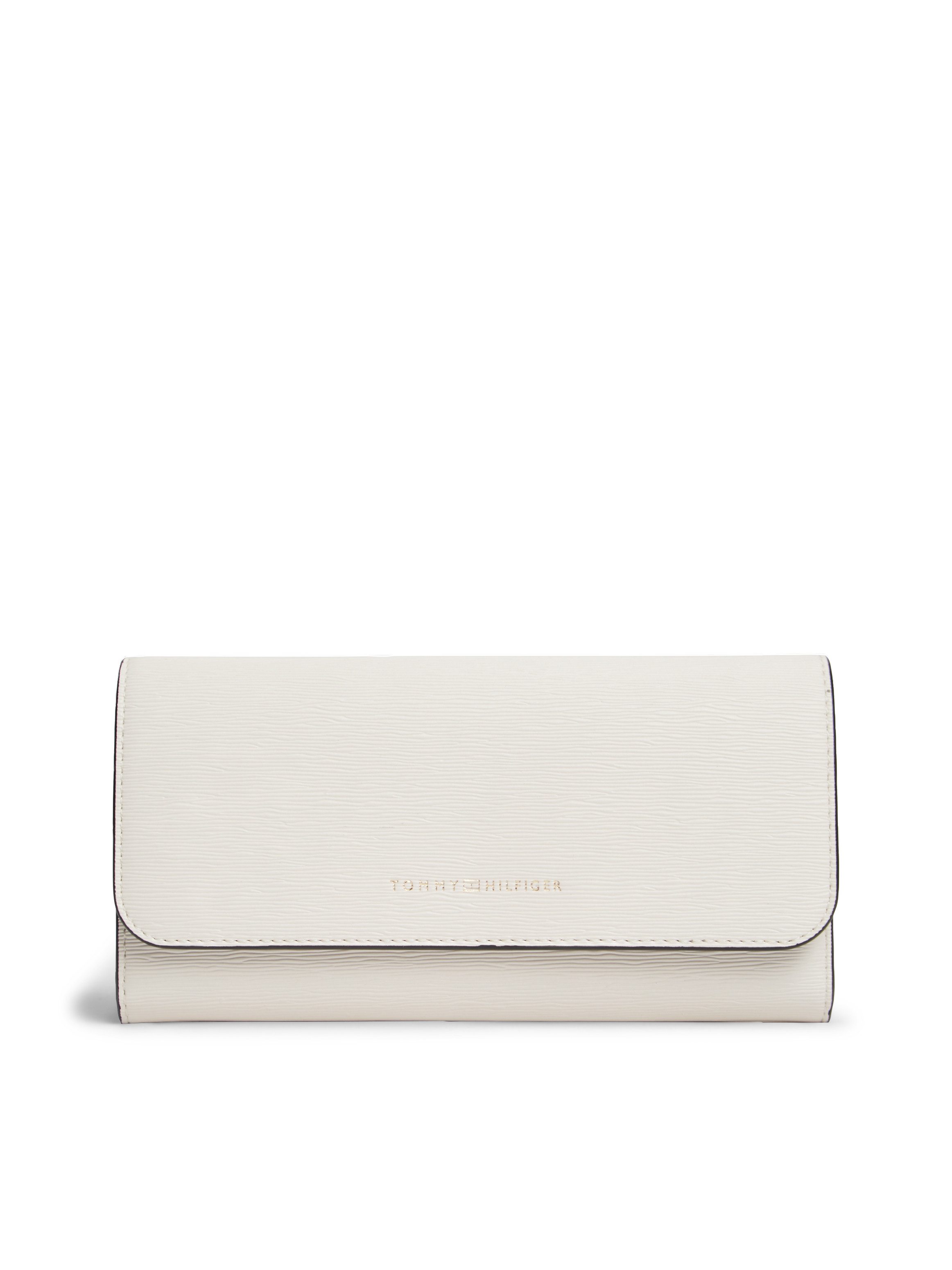 Tommy Hilfiger Geldbörse TH MODERN LRG FLAP WALLET, Damen Geldbeutel, Portemonnaie mit Logo-Schriftzug