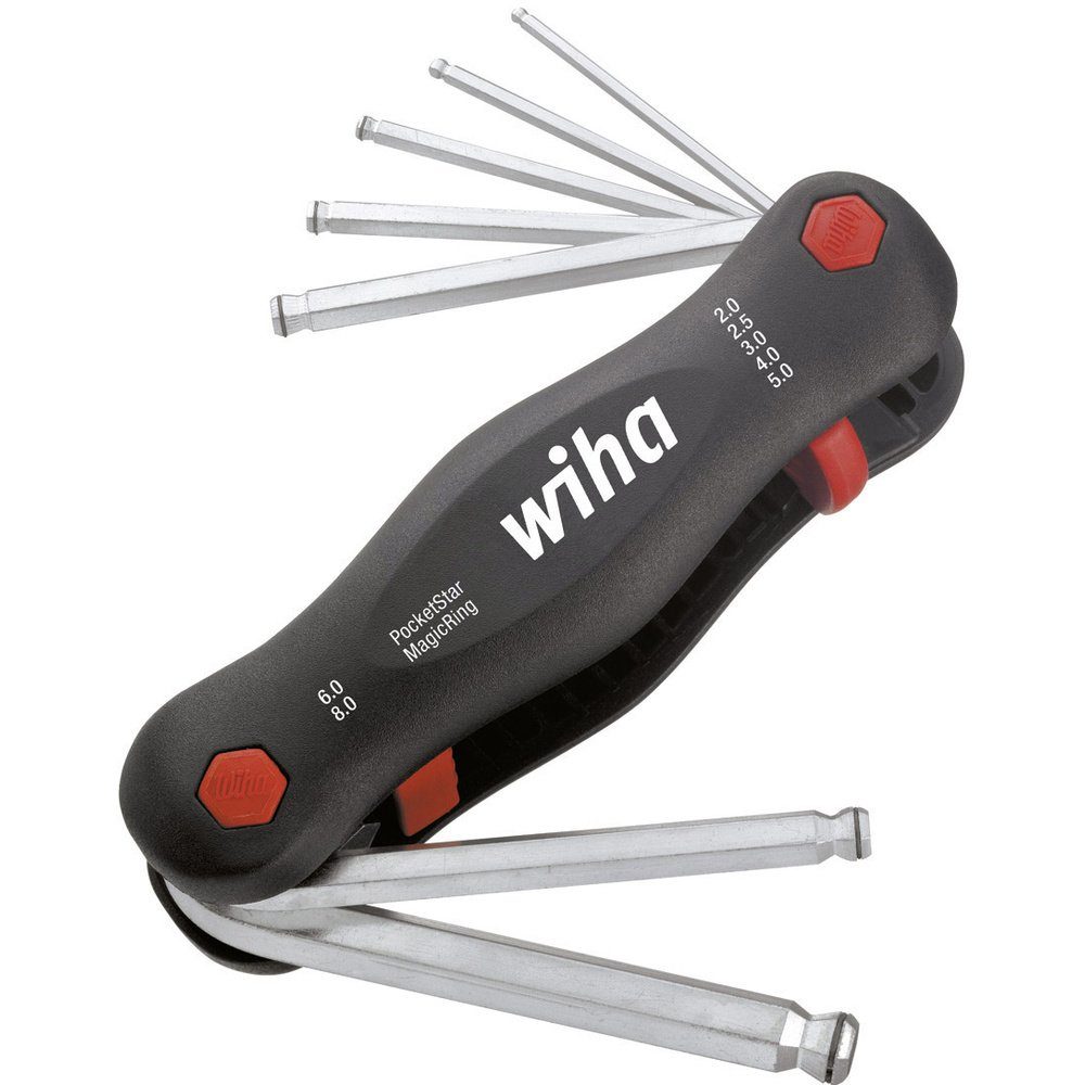 Schraubendreher Wiha Innen-Sechskant Winkelschraubendreher-Set 2 mm, 2.5 mm, 3 mm, 4