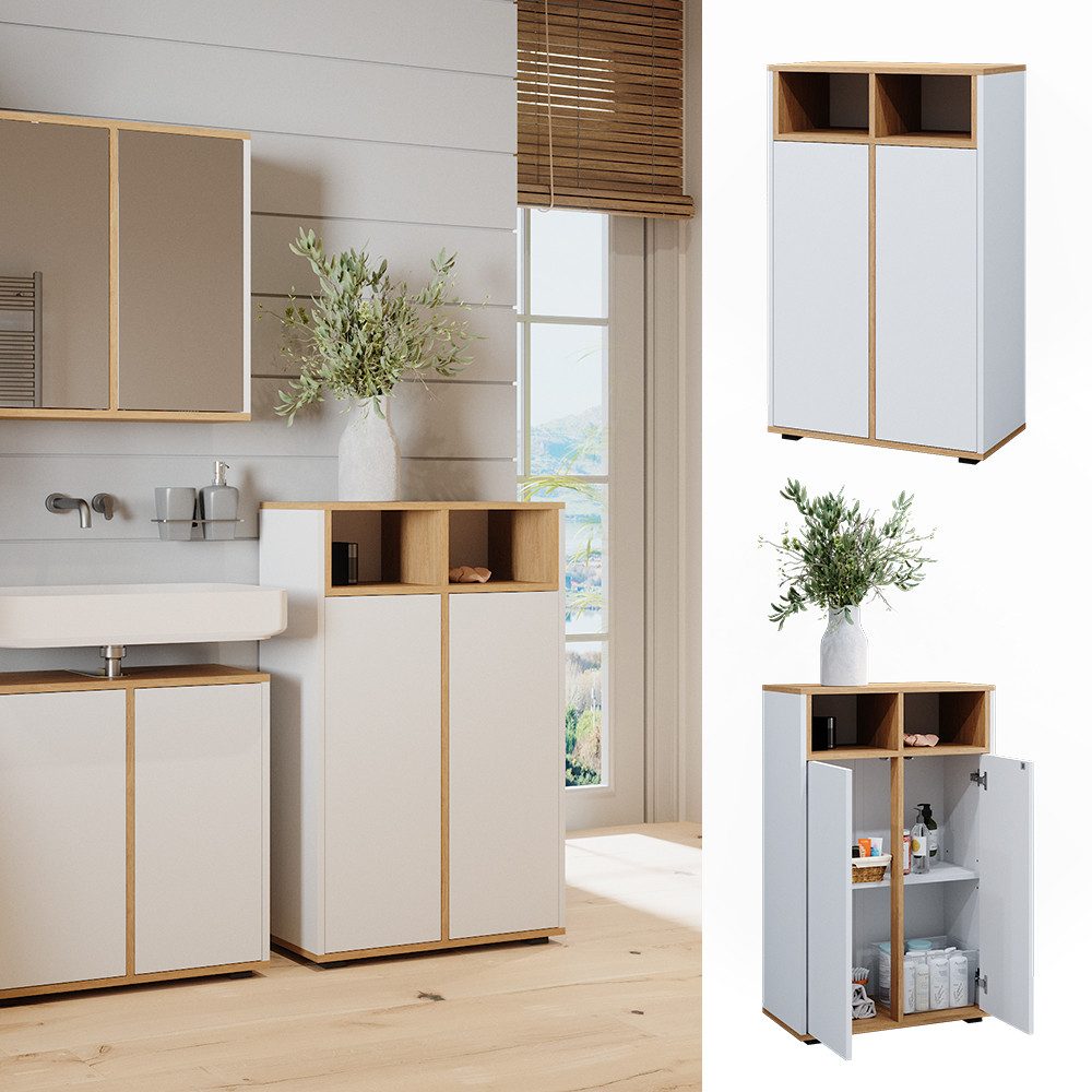 Vicco Midischrank Didi, Weiß/Artisan, 60 x günstig online kaufen