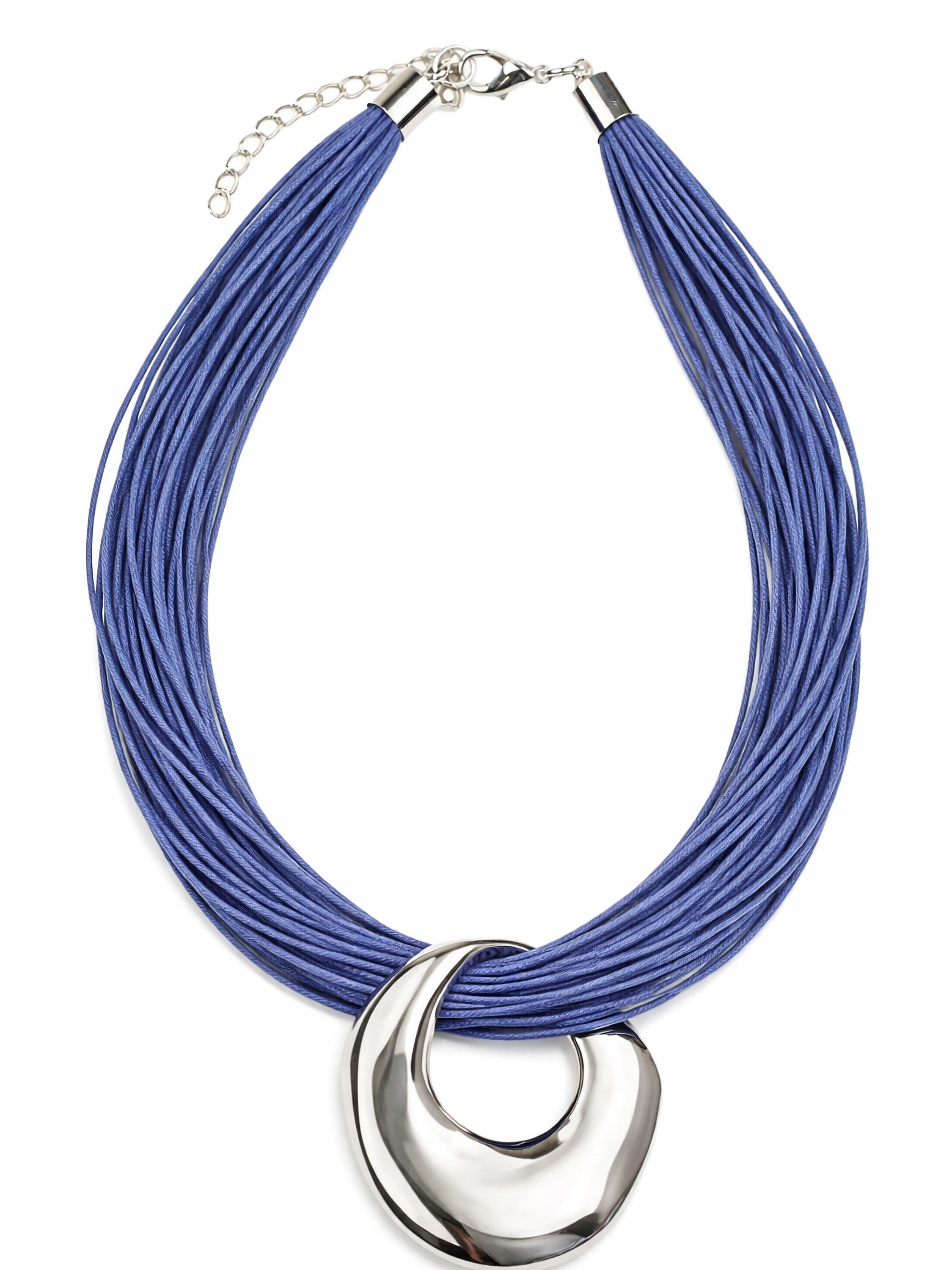 COLLEZIONE ALESSANDRO Kette mit Anhänger Evora, mit üppigem Metallanhänger