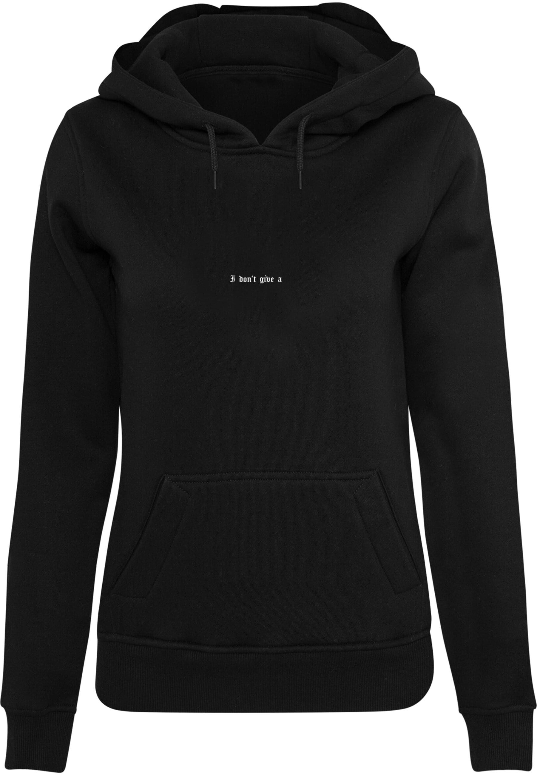Kapuzenpullover Miss Tee Damen I Don't Give A Hoody