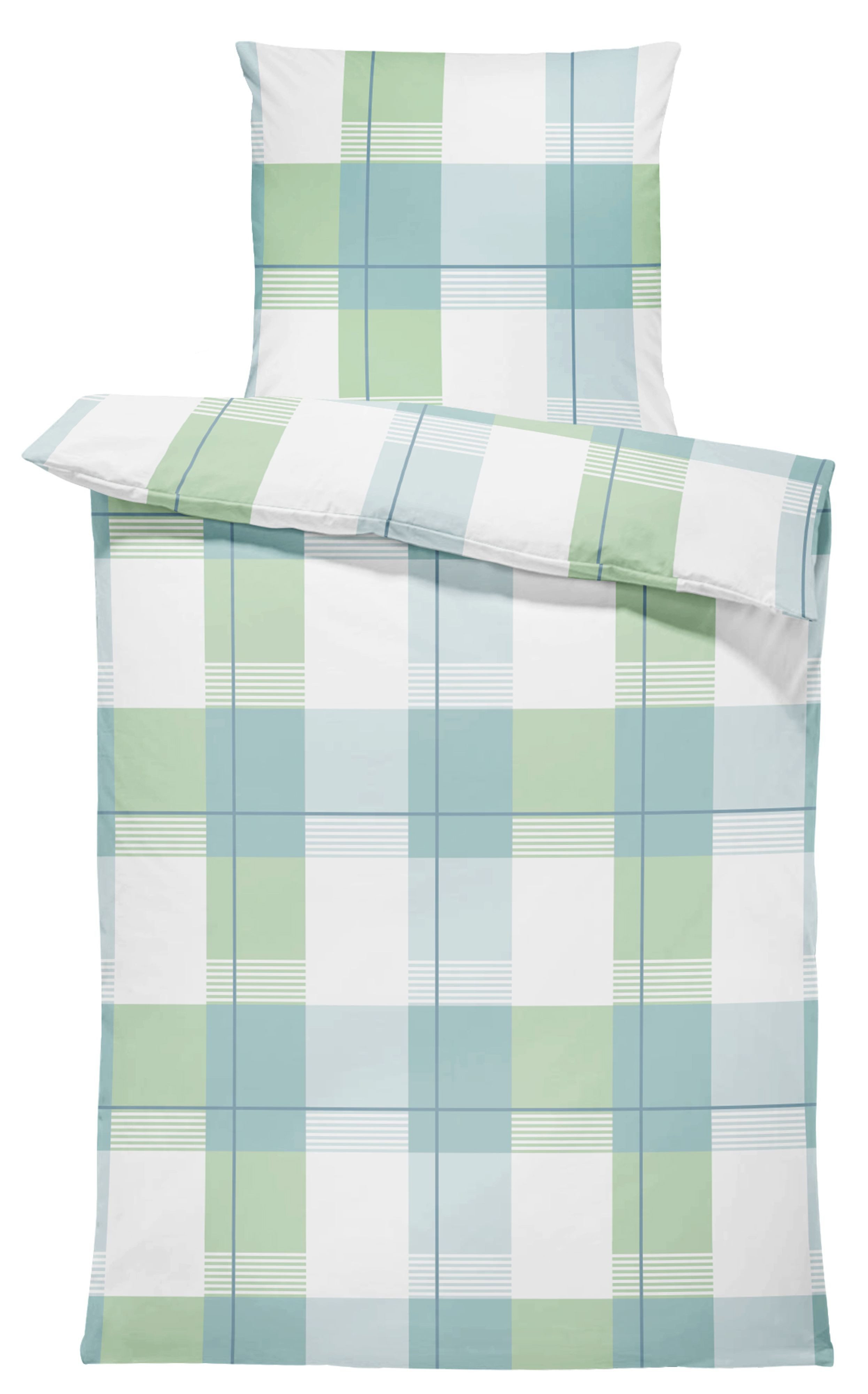 One Home Bettwäsche Modern, Biber, 2 teilig, kariert, kuschelig flauschig w günstig online kaufen